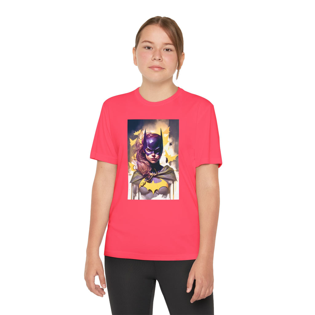 Superhero Youth T-Shirt Sports Graphic Tee, Cool Athletic Shirt for Kids