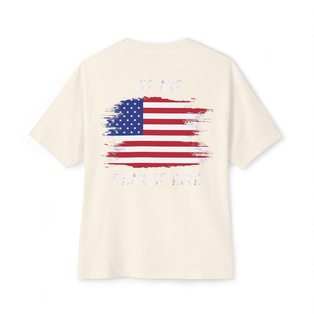 Charlie Kirk Unisex Oversized Boxy Tee
