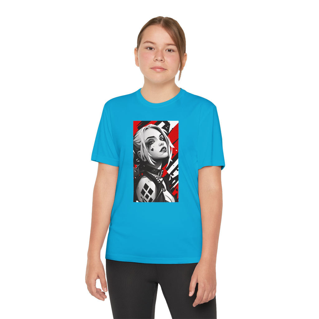 Superhero Youth T-Shirt Sports Graphic Tee, Cool Athletic Shirt for Kids