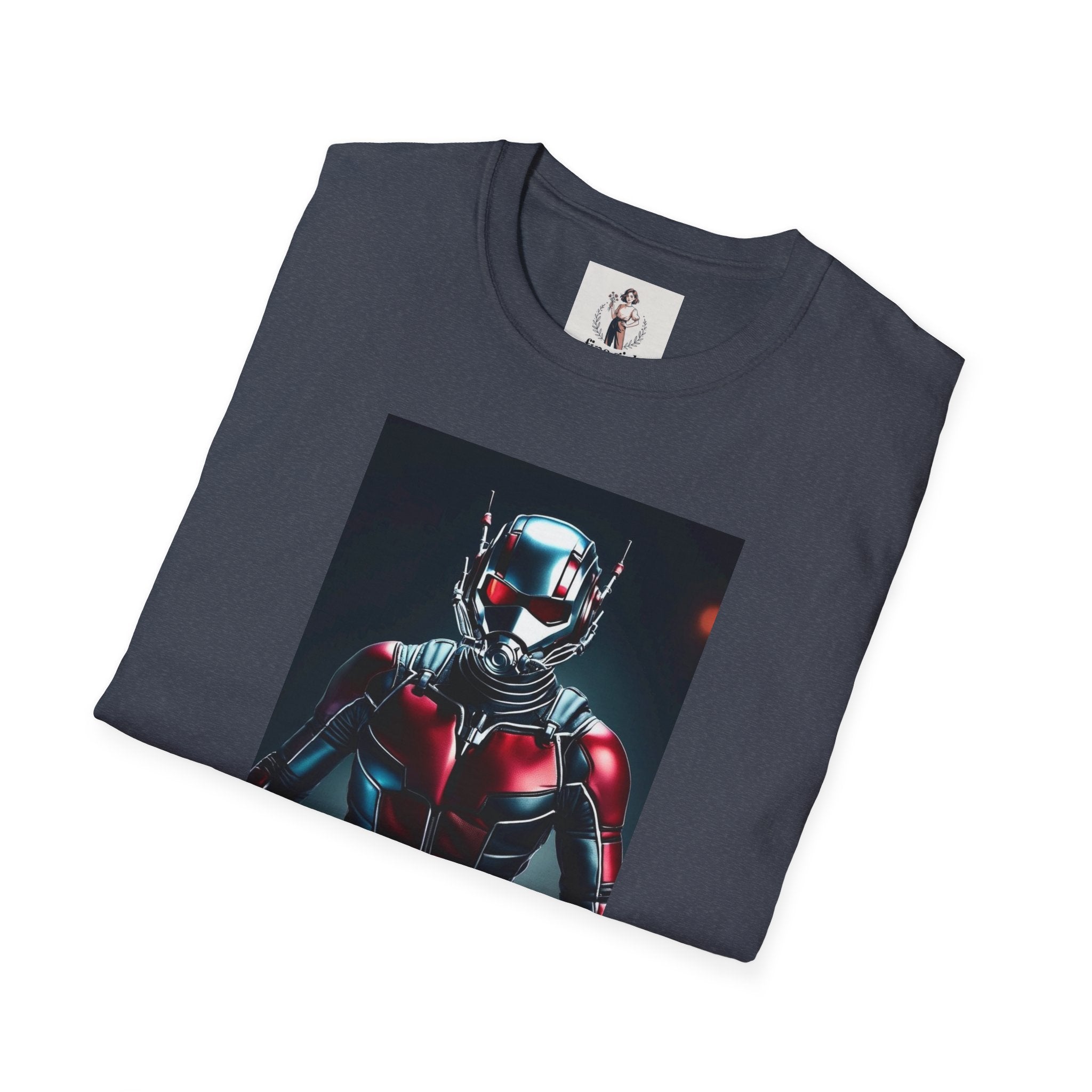 Antman Superhero Marvel Unisex Softstyle T-Shirt, Comic Book Tee, Geeky Clothing, Cosplay Costume Top