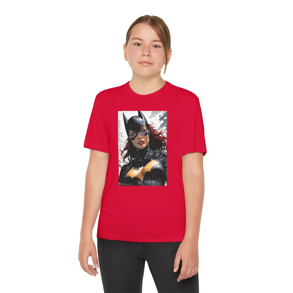 Superhero Youth T-Shirt Sports Graphic Tee, Cool Athletic Shirt for Kids