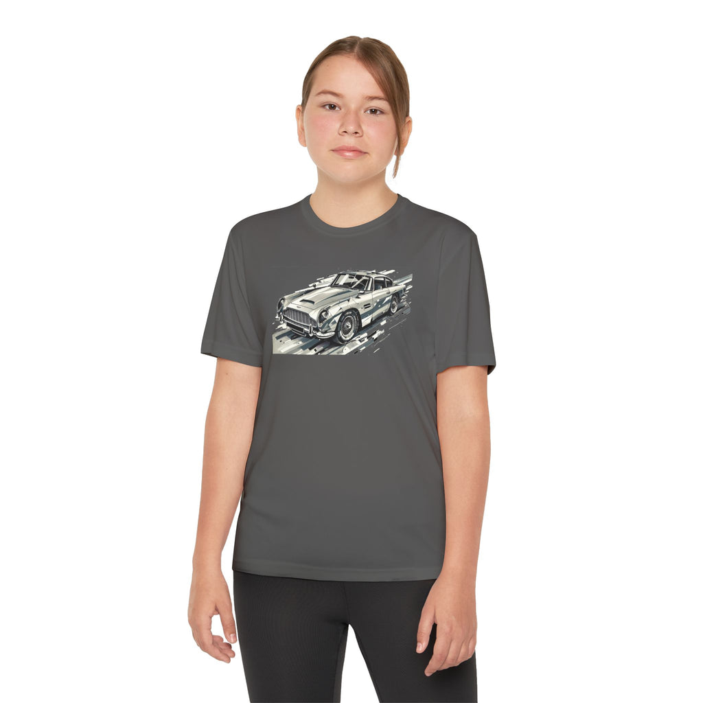 Aston Martin Youth T-Shirt Sports Graphic Tee, Cool Athletic Shirt for Kids, Perfect for Sports Events, Team Spirit