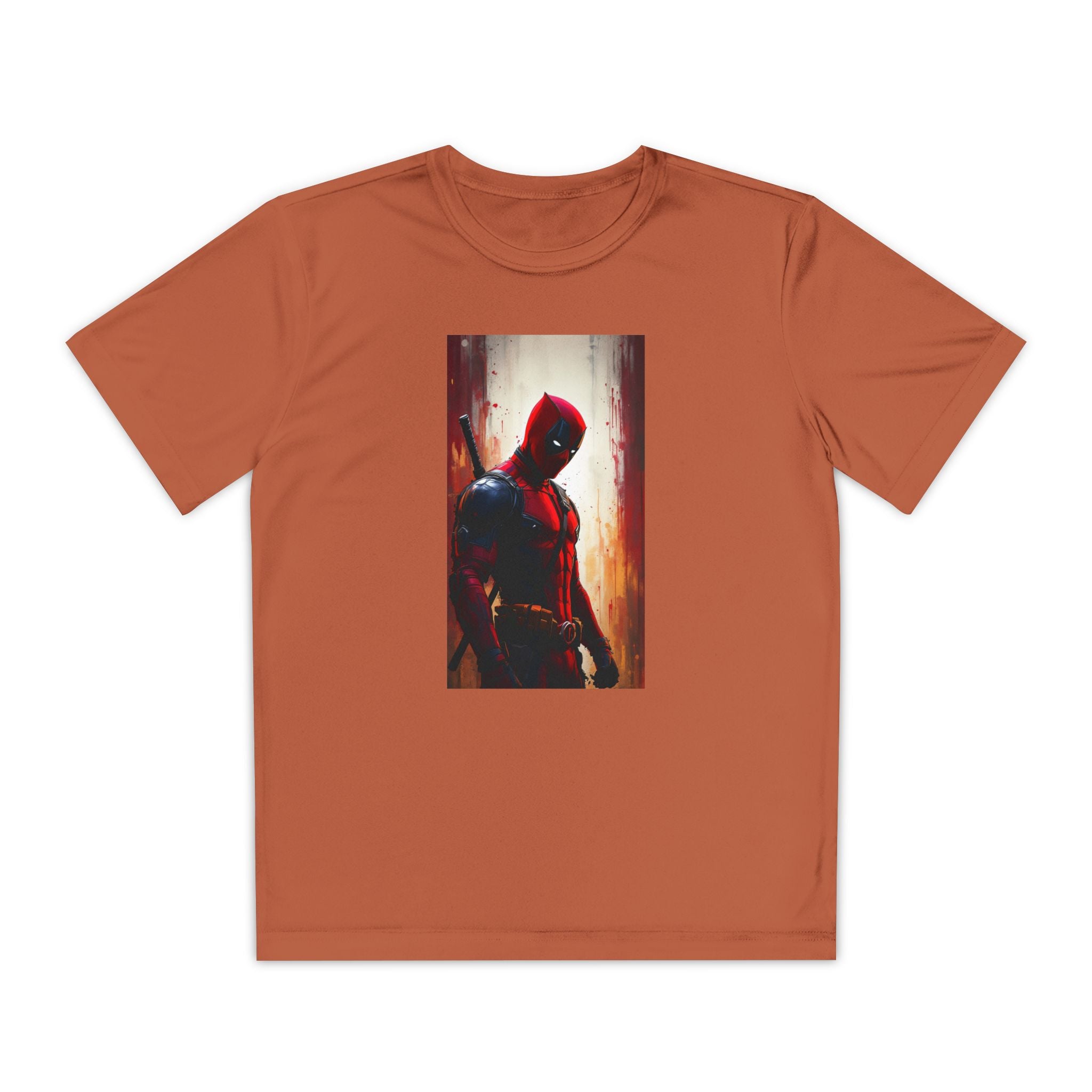 Deadpool Superhero Marvel Patriotic, Kids Graphic T-Shirt, Boys Hero Top, Girls Comic Book Clothing, Birthday