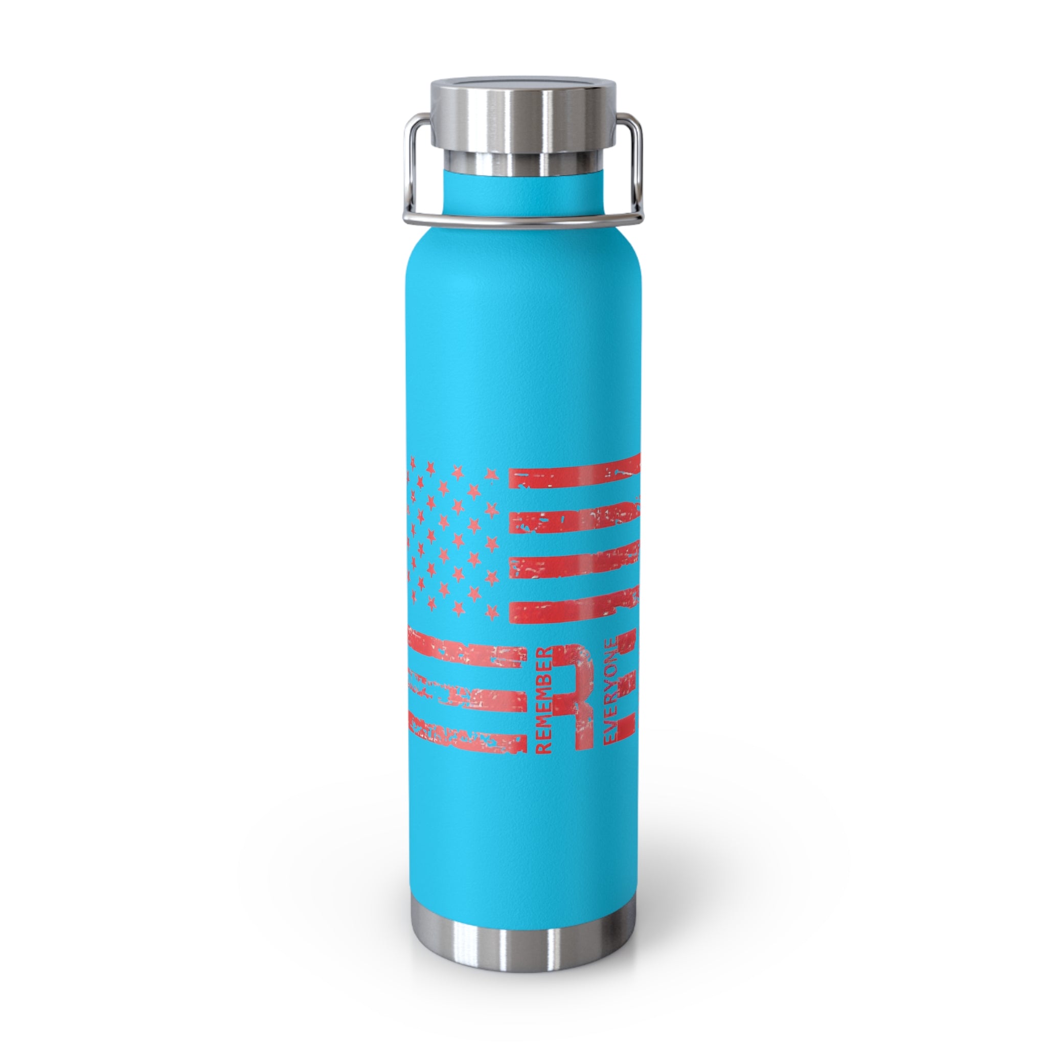 Red Friday Patriotic Copper Insulated Water Bottle