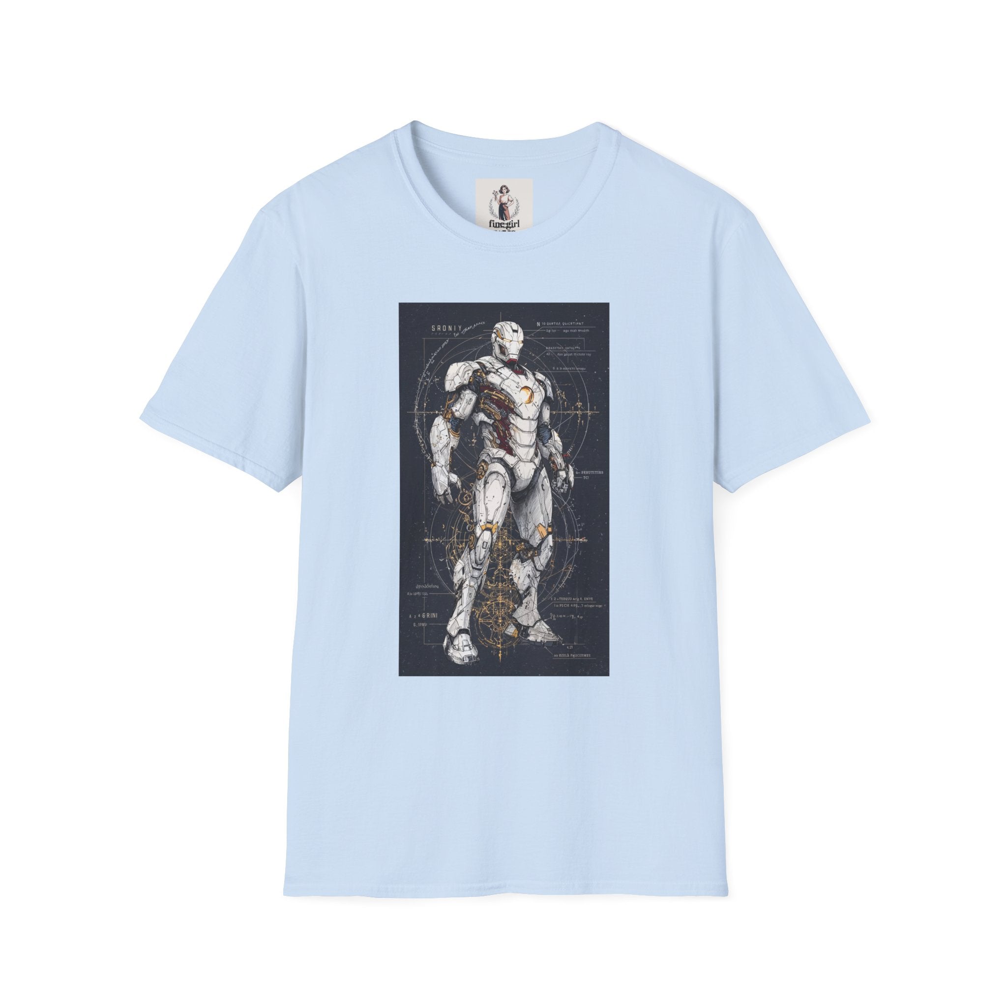Ironman Superhero Marvel Unisex Softstyle T-Shirt, Comic Book Tee, Geeky Clothing, Cosplay Costume Top