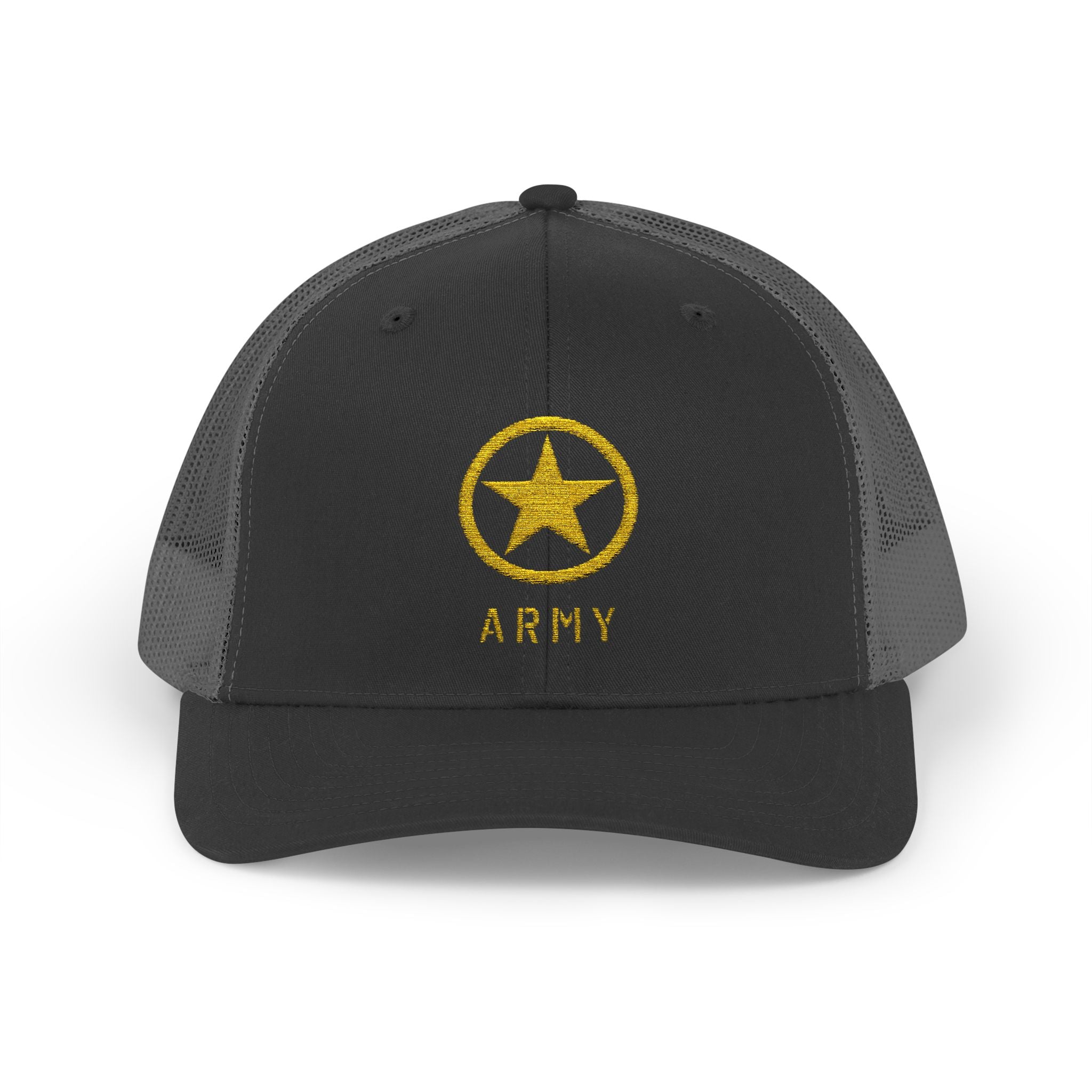 US Army Snapback Trucker Cap with Thin Red Line Design, Ideal for First Responders, Supportive Gifts, Memorials, Everyday Wear