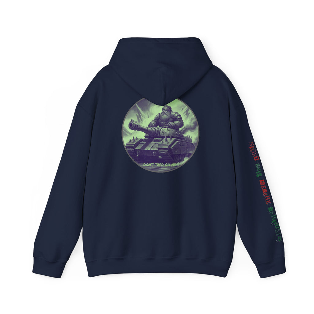 Santa Claus On A Tank Christmas Patriotic Hoodie Rebel Spirit Unisex Hoodie