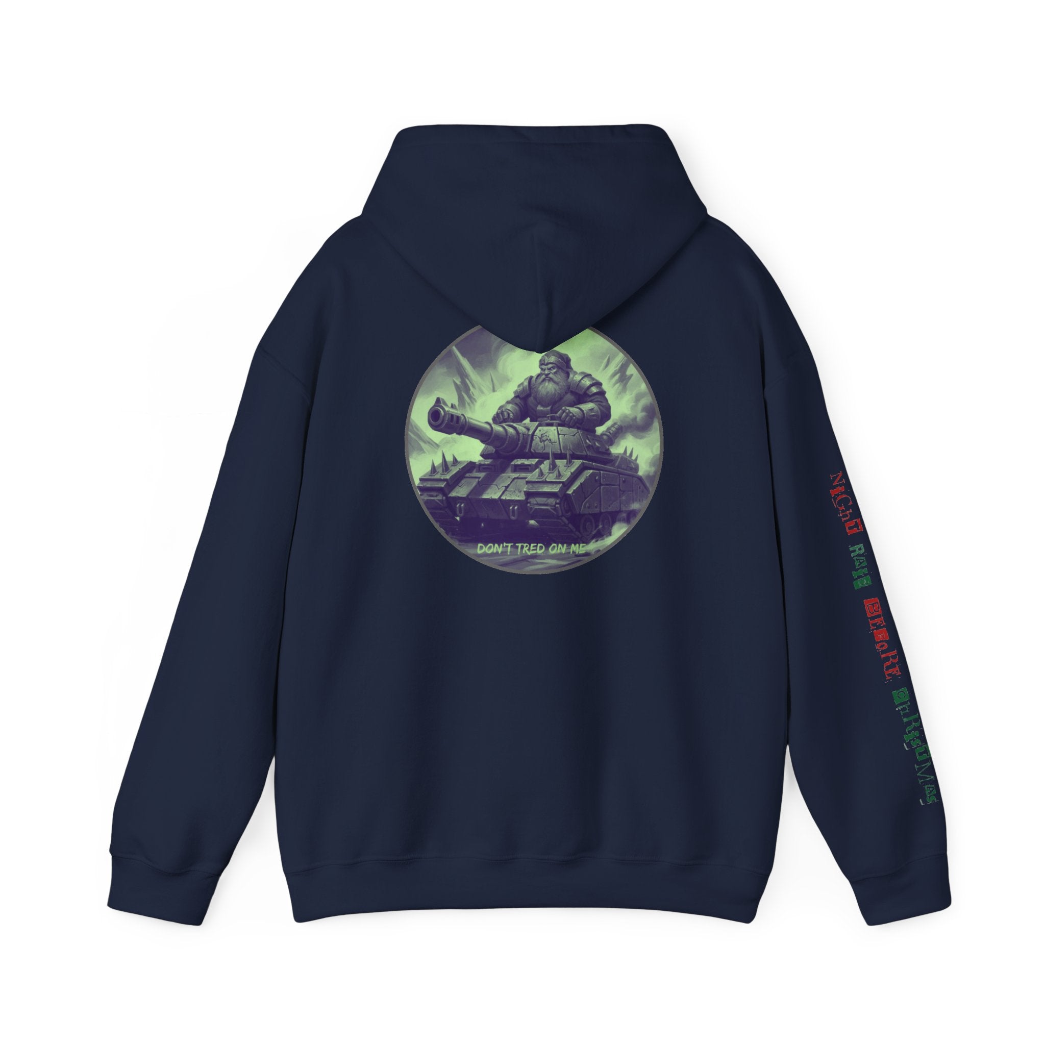 Santa Claus On A Tank Christmas Patriotic Hoodie Rebel Spirit Unisex Hoodie