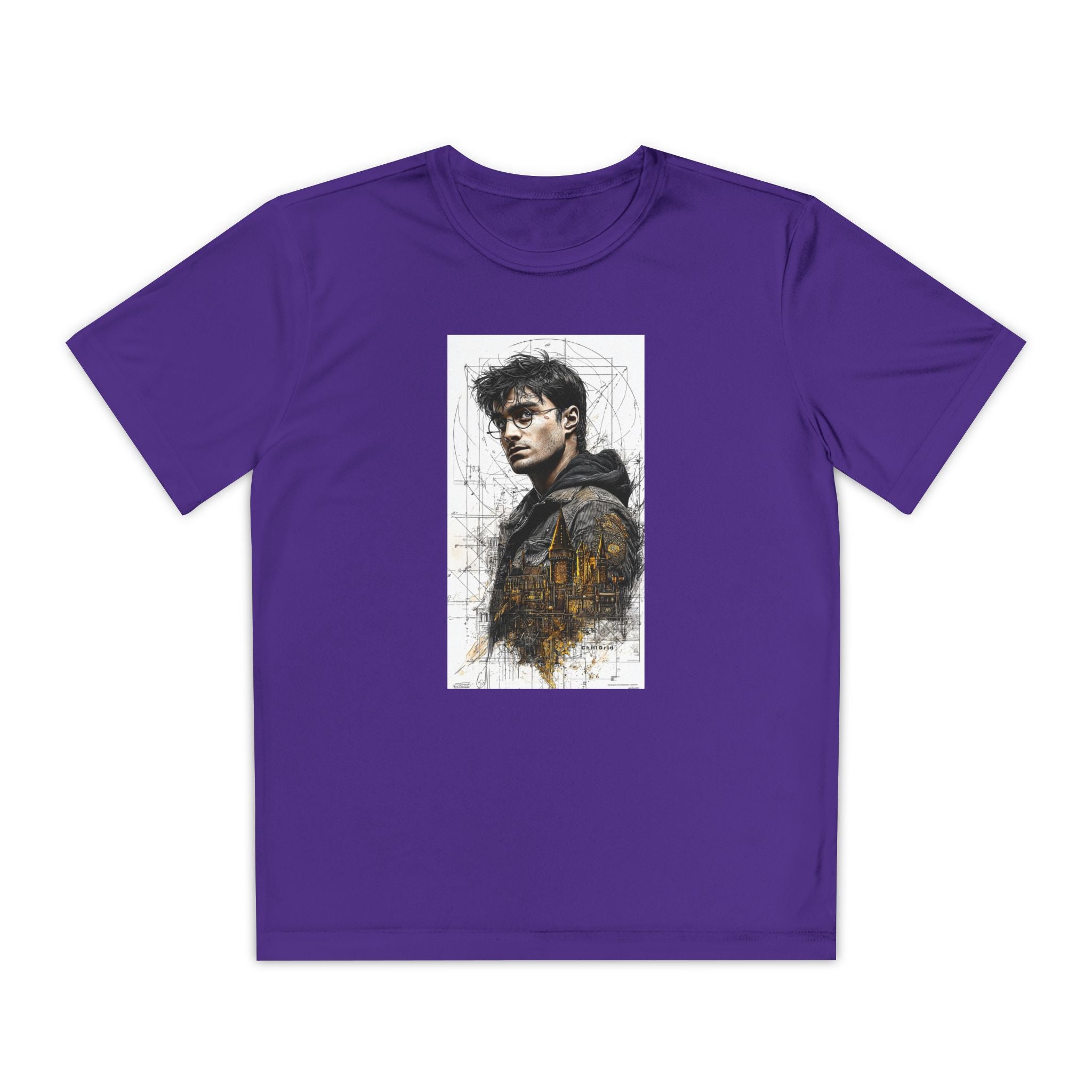 Youth Competitor Tee - Harry Potter, Wizard School Shirt, Magical Kids Top, Hogwarts Fan Gift, Sorcerer's Stone T-Shirt