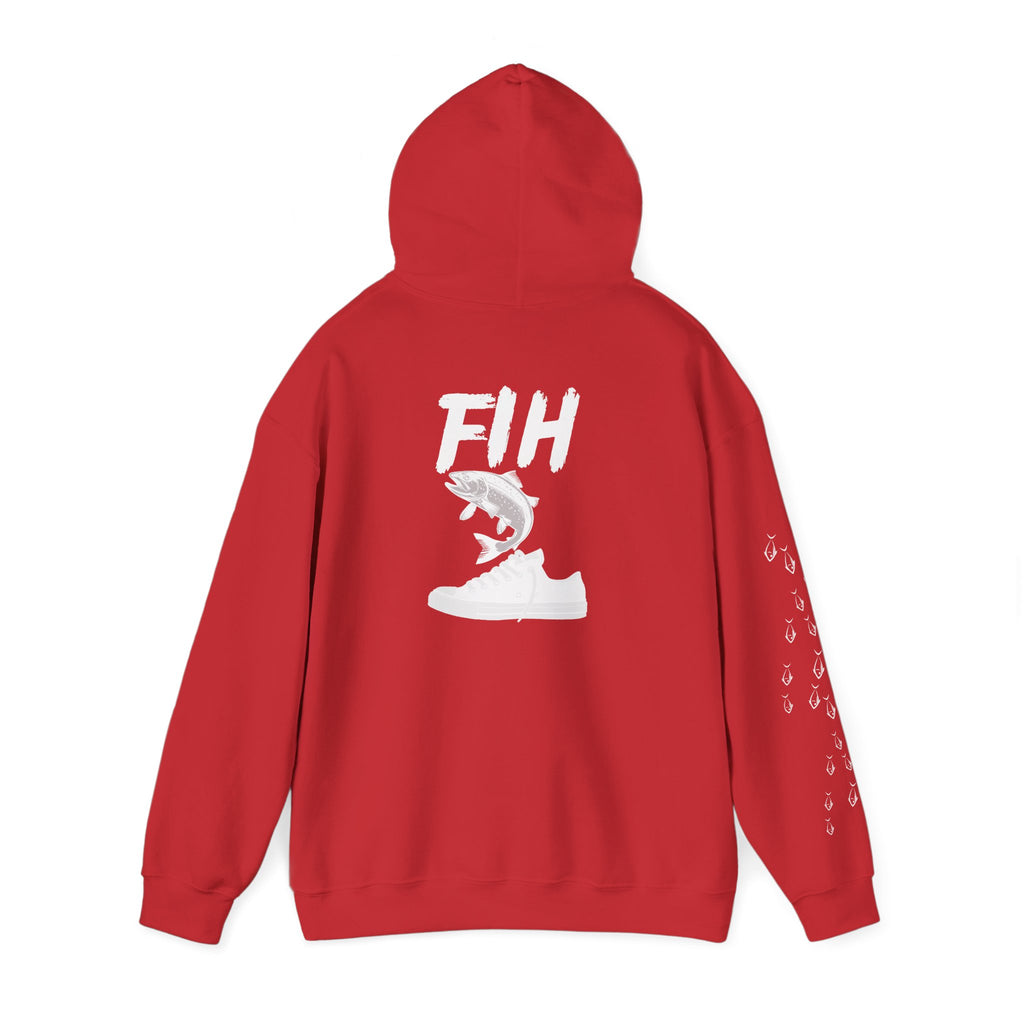Fishing Patriotic Hoodie, Unisex Sweatshirt, Fisherman Gift, Fishing Apparel, Patriotic Clothing, American Flag Hooded Sweatshirt