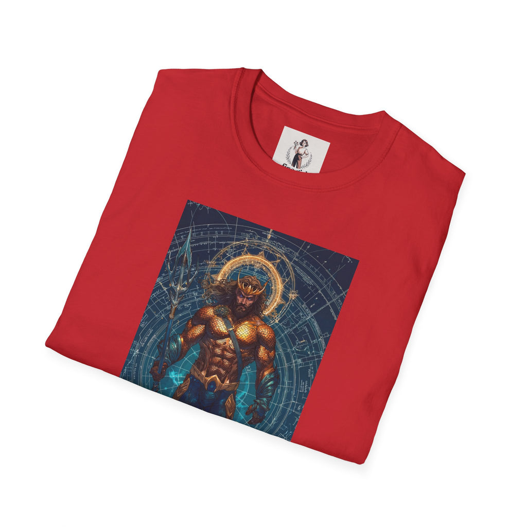 Aquaman Superhero Marvel Unisex Softstyle T-Shirt, Comic Book Tee, Geeky Clothing, Cosplay Costume Top
