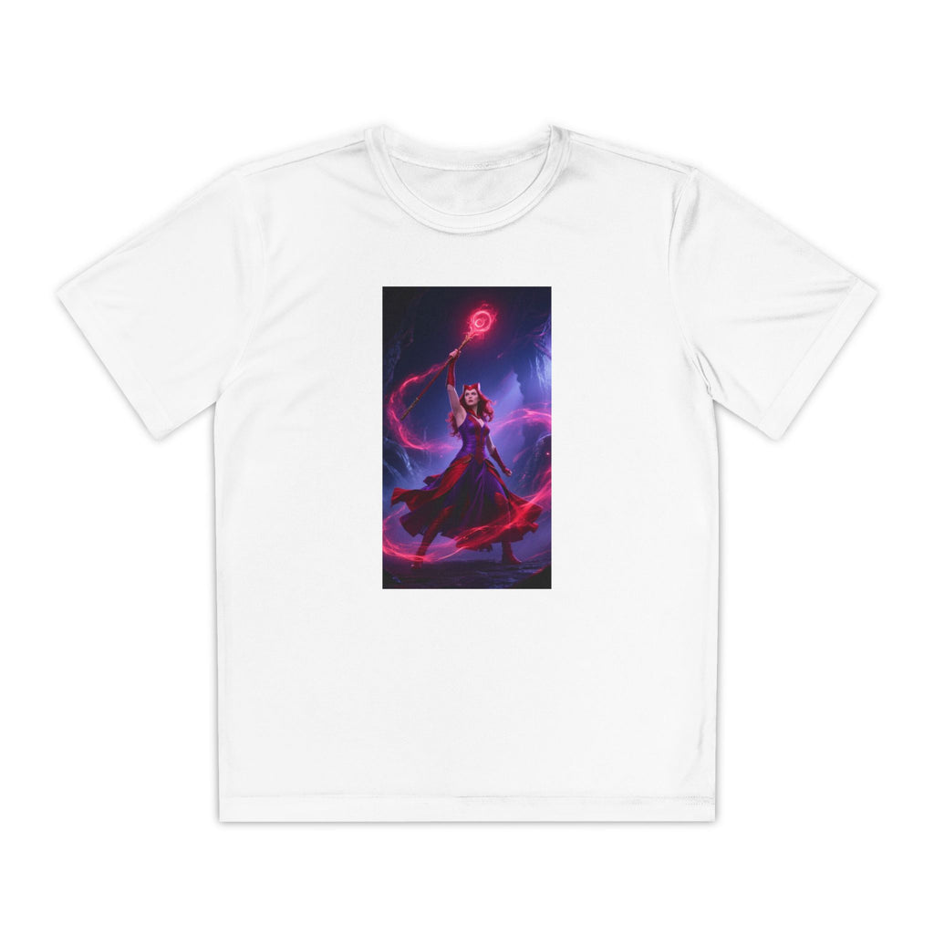 Superhero Youth T-Shirt Sports Graphic Tee, Cool Athletic Shirt for Kids