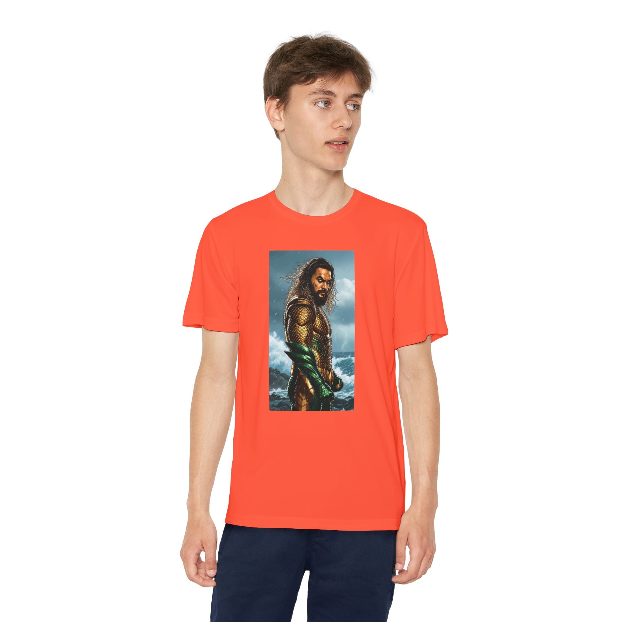 Aquaman Superhero Youth Tee, Kids Superhero Shirt, Child Aquaman T-shirt, Comic Book Tee, Superhero Fan Gift