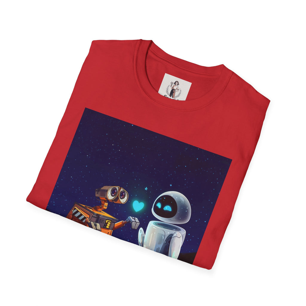 Wall-E Pixar Animation Unisex T-Shirt, Walt Disney Tee, Movie Lover Gift, Graphic Novelty Shirt, Cartoon Character Apparel