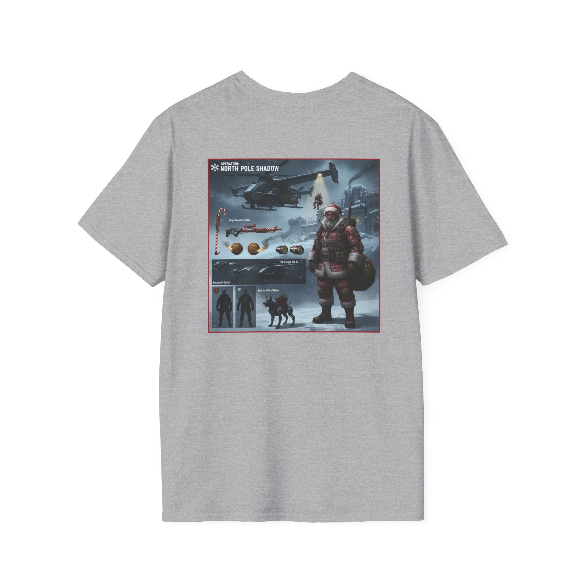 Yule Guard Patriotic Christmas Holiday ~ Unisex Softstyle T-Shirt