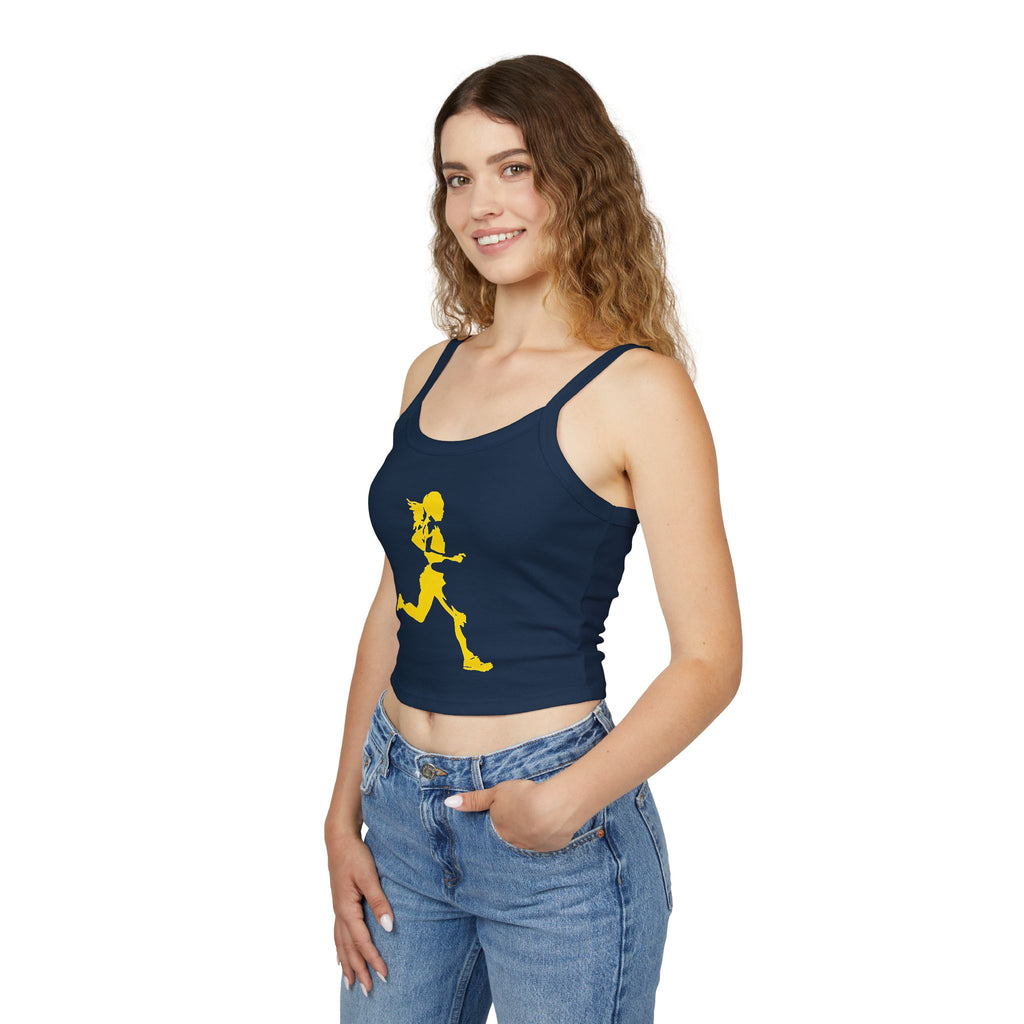 Running Woman Tank Top, Athletic Workout Top, Fitness Sleeveless Shirt, Jogging Muscle Tee, Exercise Gym Cami