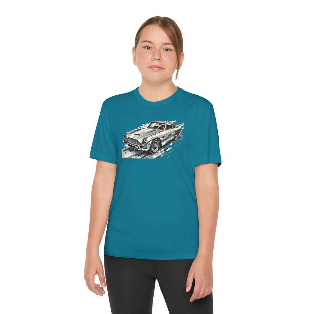 Aston Martin Youth T-Shirt Sports Graphic Tee, Cool Athletic Shirt for Kids, Perfect for Sports Events, Team Spirit