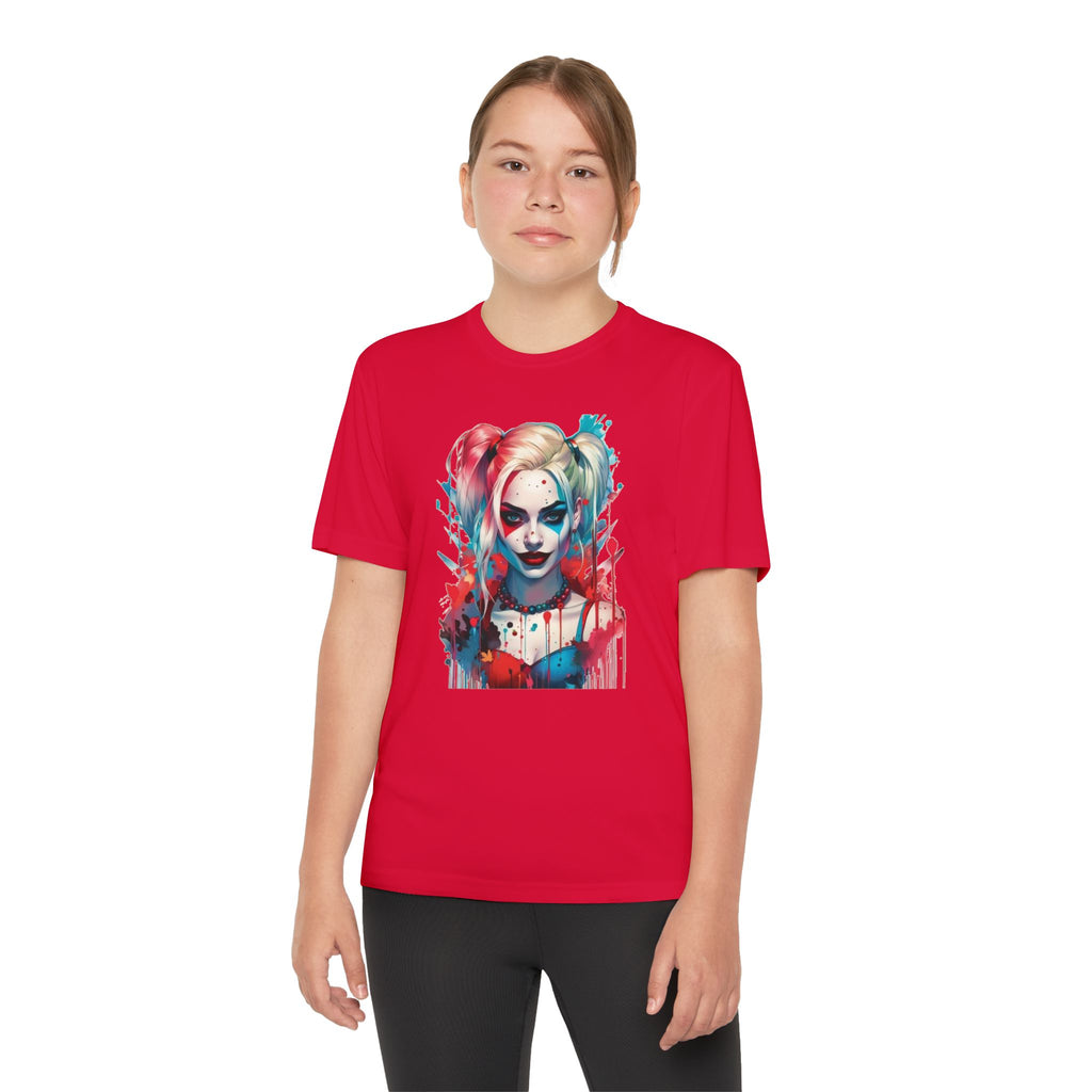 Superhero Youth T-Shirt Sports Graphic Tee, Cool Athletic Shirt for Kids