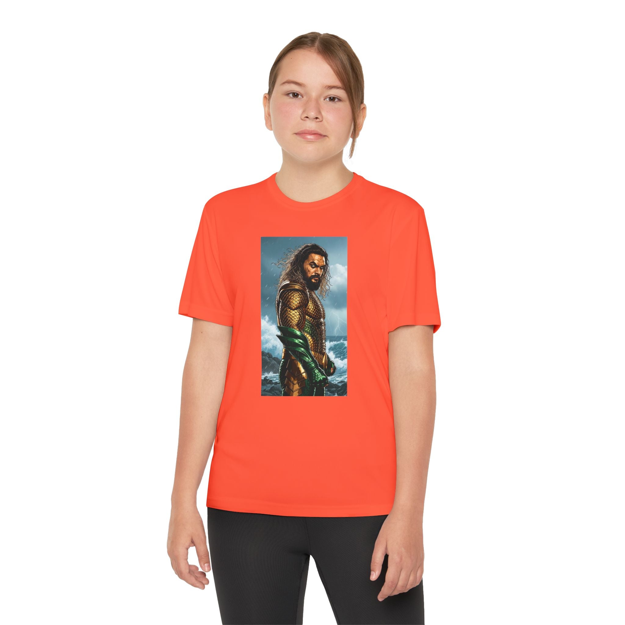 Aquaman Superhero Youth Tee, Kids Superhero Shirt, Child Aquaman T-shirt, Comic Book Tee, Superhero Fan Gift