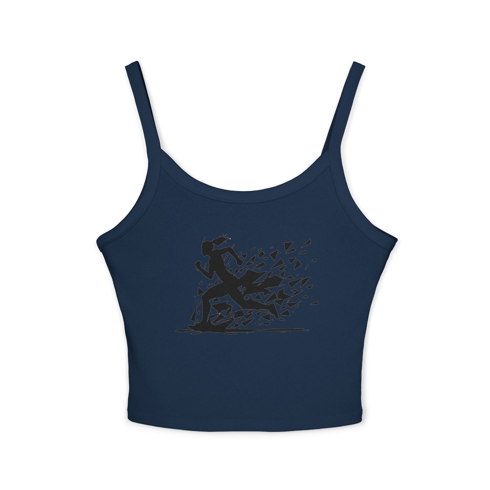 Running Woman Tank Top, Athletic Workout Top, Fitness Sleeveless Shirt, Jogging Muscle Tee, Exercise Gym Cami