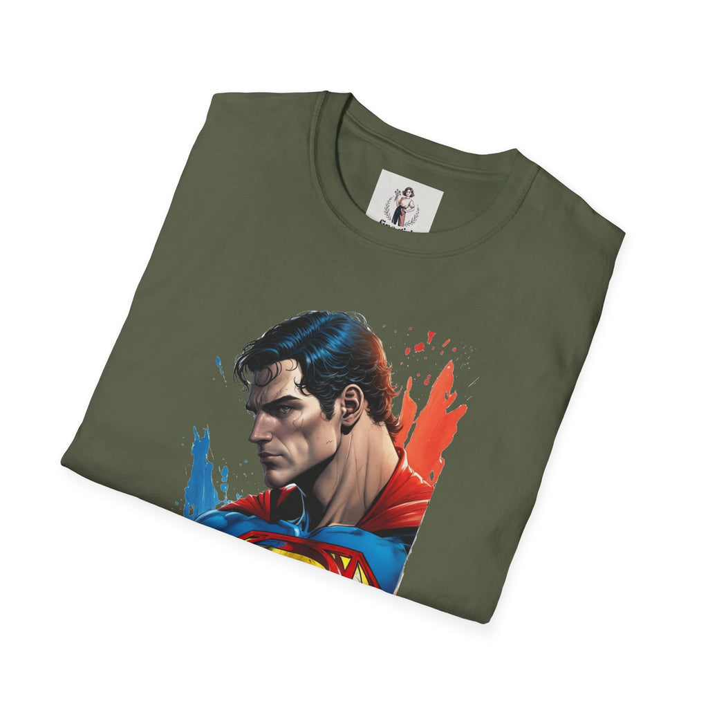 Superman Hero Unisex Softstyle T-Shirt