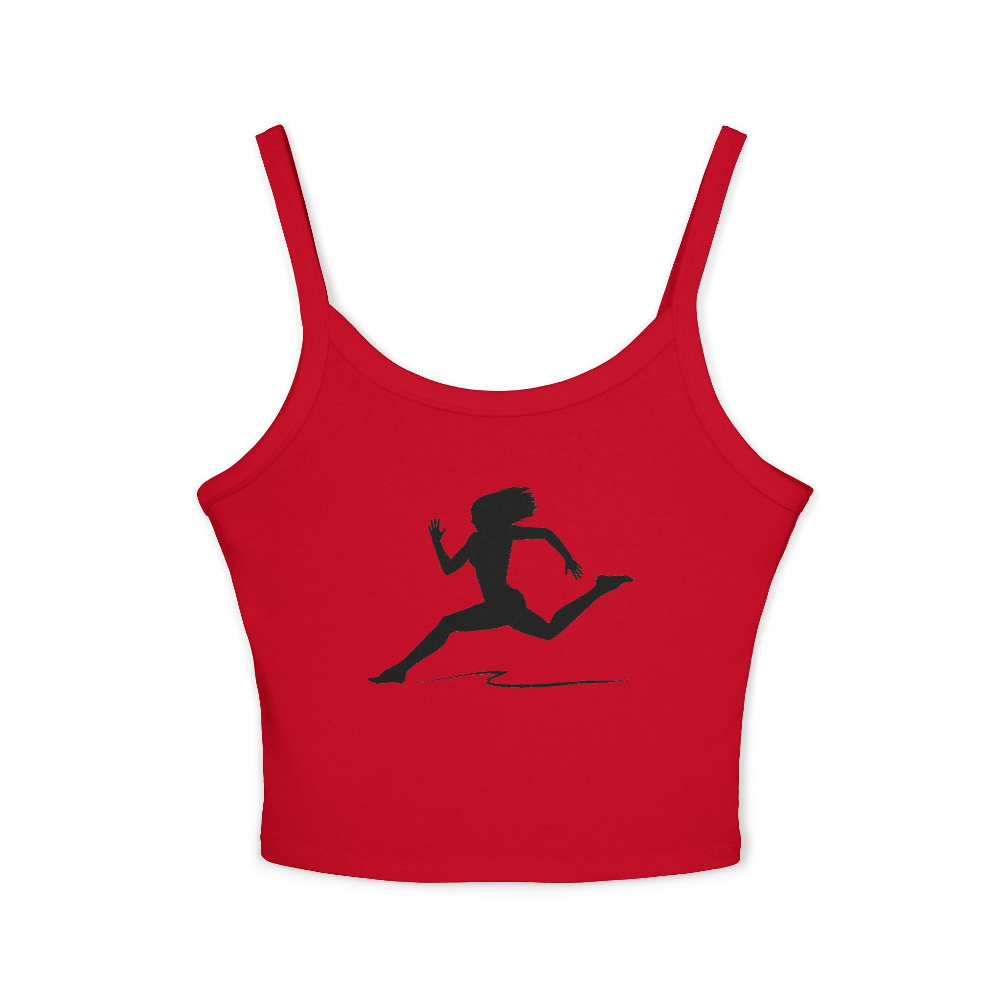 Running Woman Tank Top, Athletic Workout Top, Fitness Sleeveless Shirt, Jogging Muscle Tee, Exercise Gym Cami