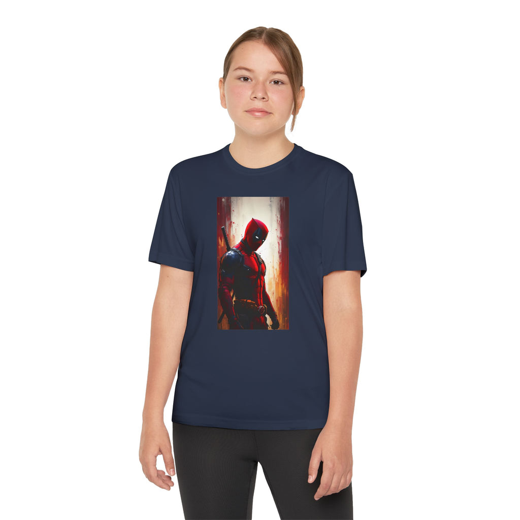 Deadpool Superhero Marvel Patriotic, Kids Graphic T-Shirt, Boys Hero Top, Girls Comic Book Clothing, Birthday