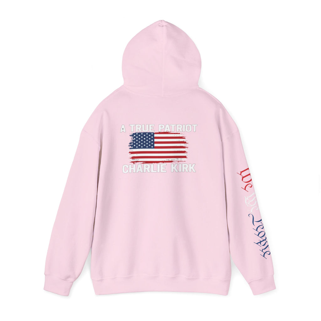 Charlie kirk Patriotic Hoodie Rebel Spirit Unisex Hoodie