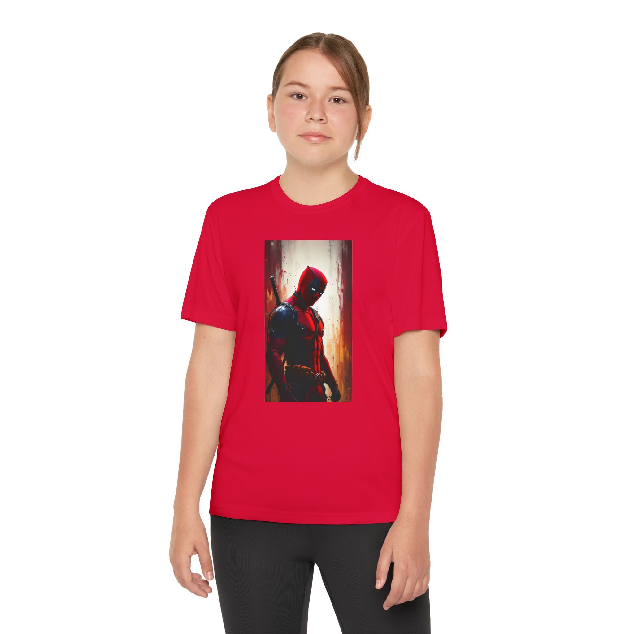 Deadpool Superhero Marvel Patriotic, Kids Graphic T-Shirt, Boys Hero Top, Girls Comic Book Clothing, Birthday