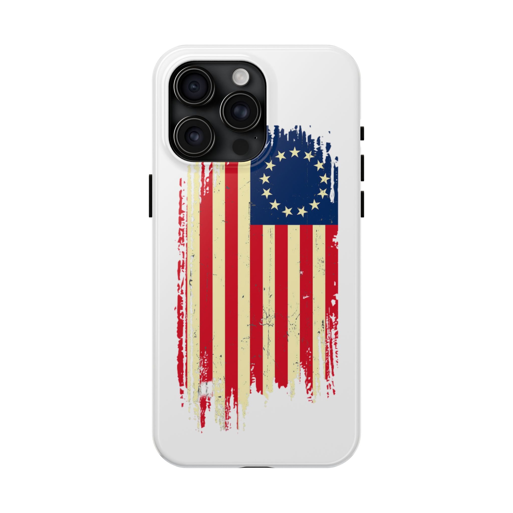 Patriotic Phone Cases with Vintage Flag Design, Tough Case for Independence Day, Memorial Day, 4th of July, Gift for Veterans, USA Pride