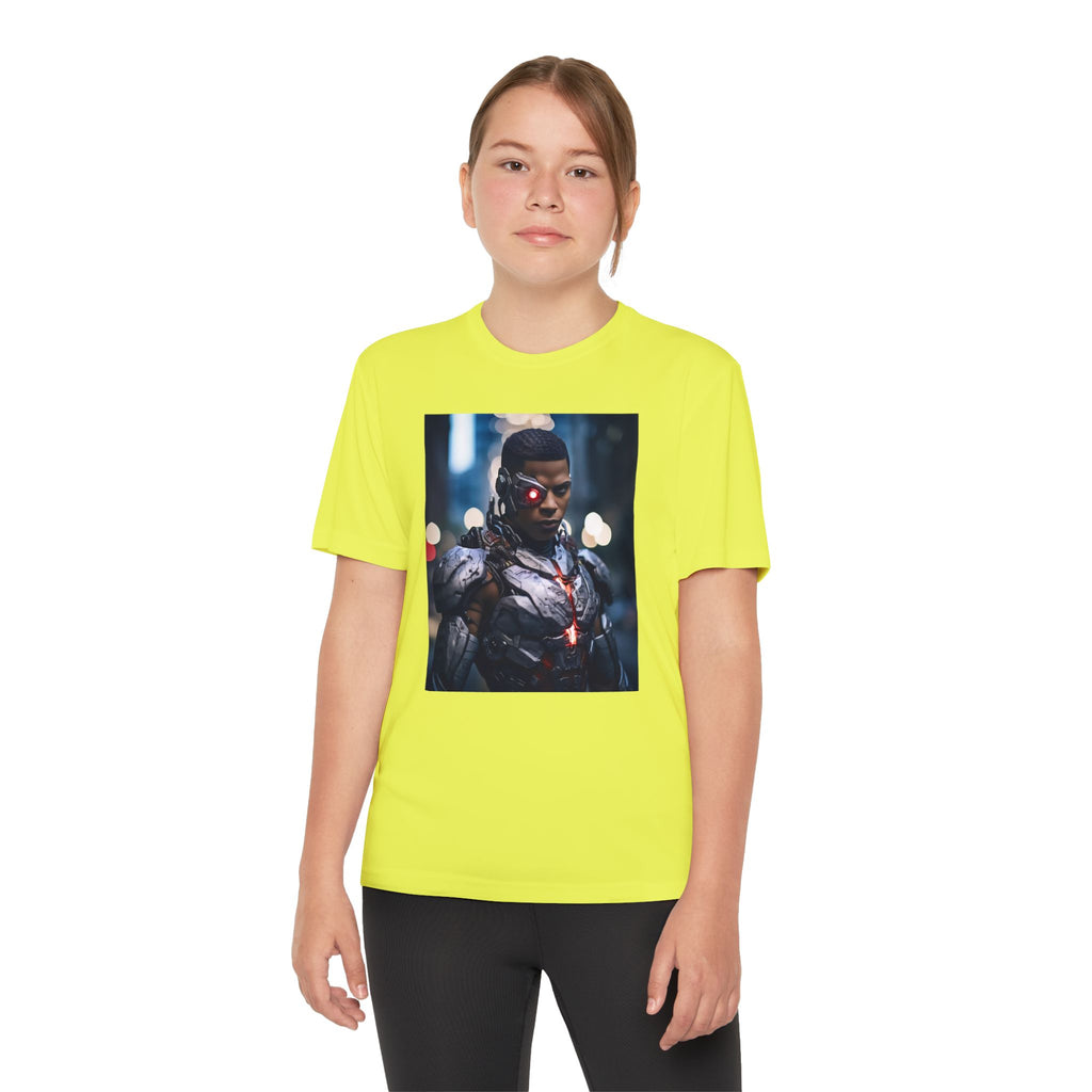 Cyborg Superhero Marvel Patriotic, Kids Graphic T-Shirt, Boys Hero Top, Girls Comic Book Clothing, Birthday