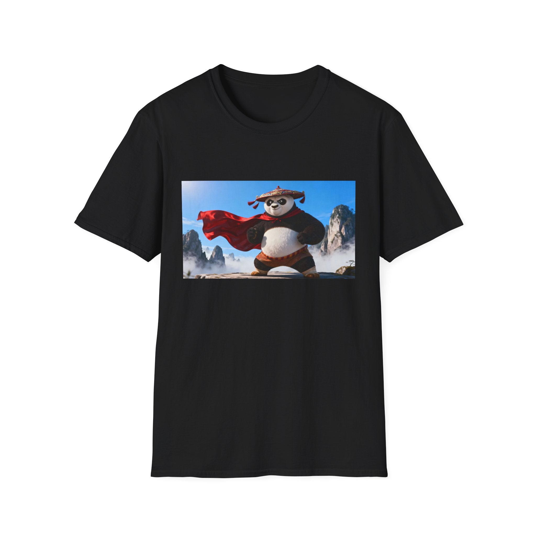 Kung Fu Panda Unisex Softstyle T-Shirt, DreamWorks Animation Youth Competitor Tee, Graphic Tee, Movie Fan Gift, Cult Classic Shirt, Comfy