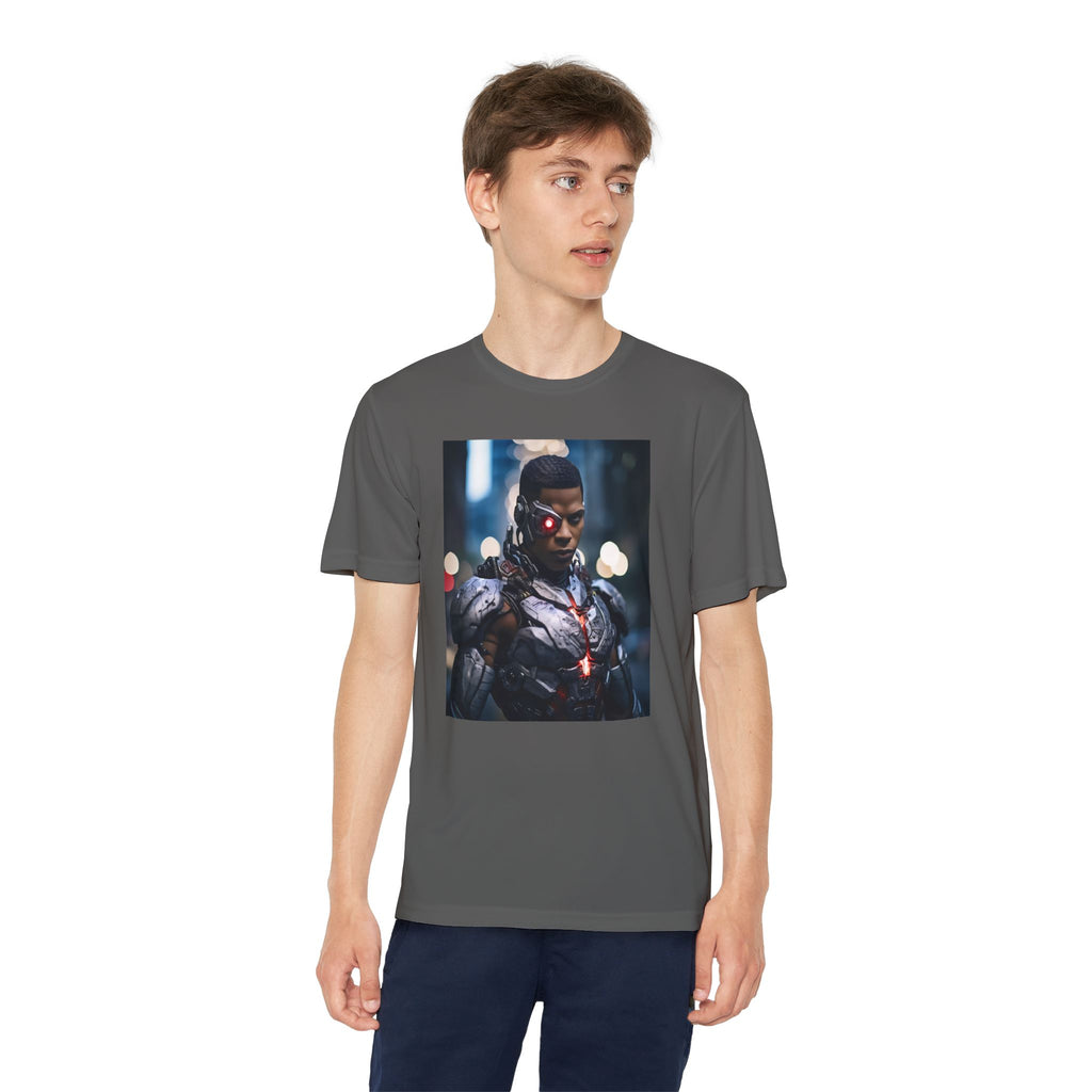 Cyborg Superhero Marvel Patriotic, Kids Graphic T-Shirt, Boys Hero Top, Girls Comic Book Clothing, Birthday