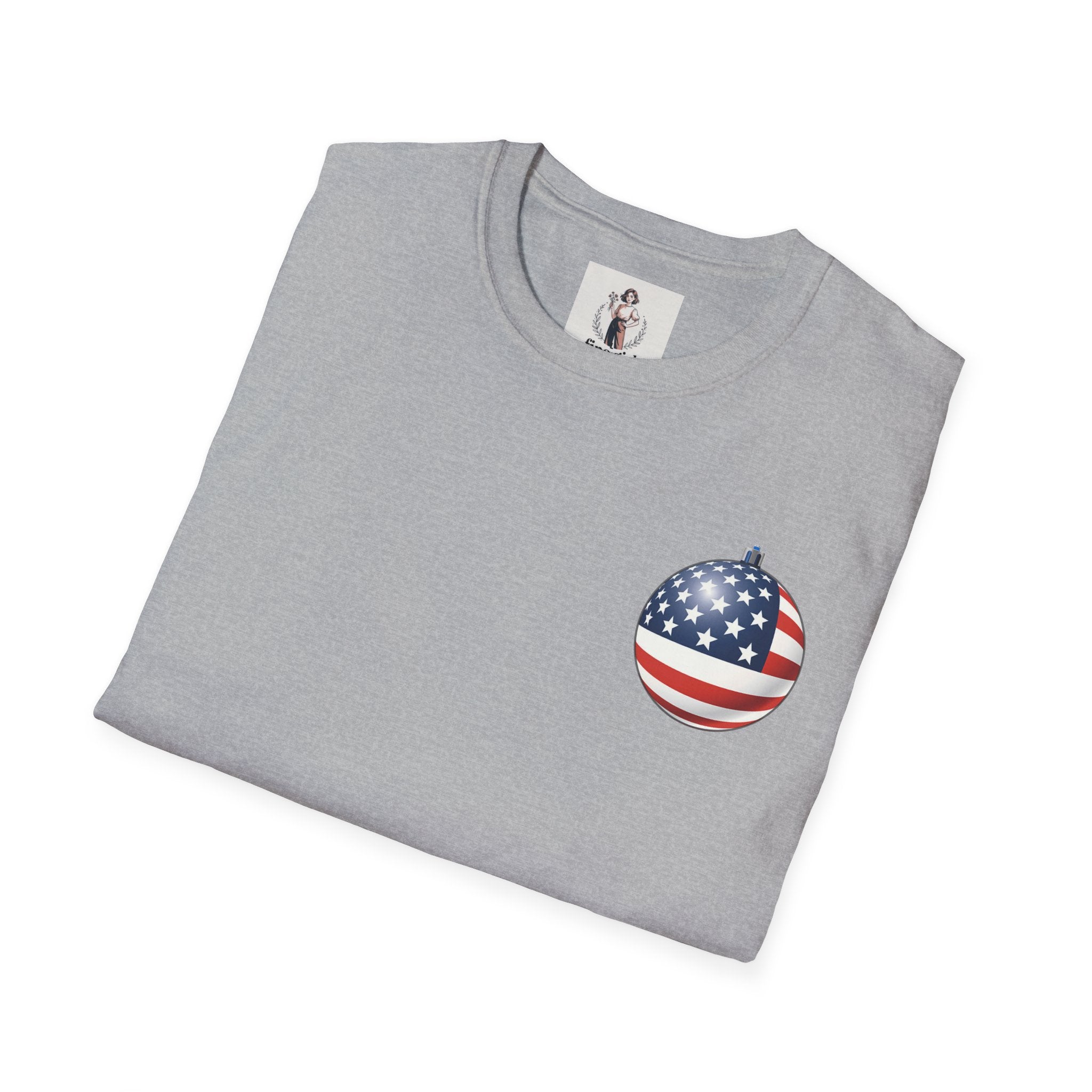 Santa Claus On A Tank Christmas ~ Unisex Softstyle T-Shirt