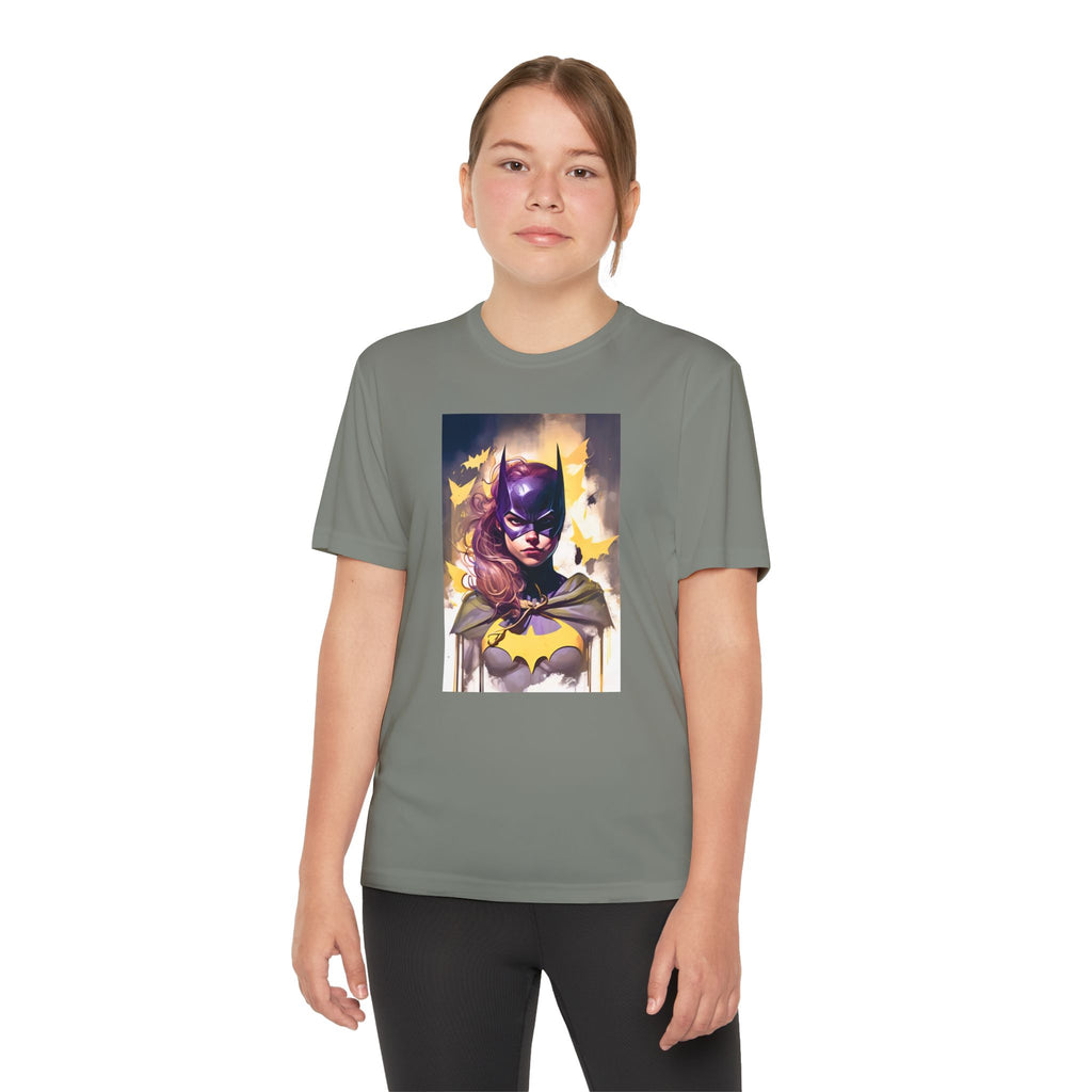 Superhero Youth T-Shirt Sports Graphic Tee, Cool Athletic Shirt for Kids