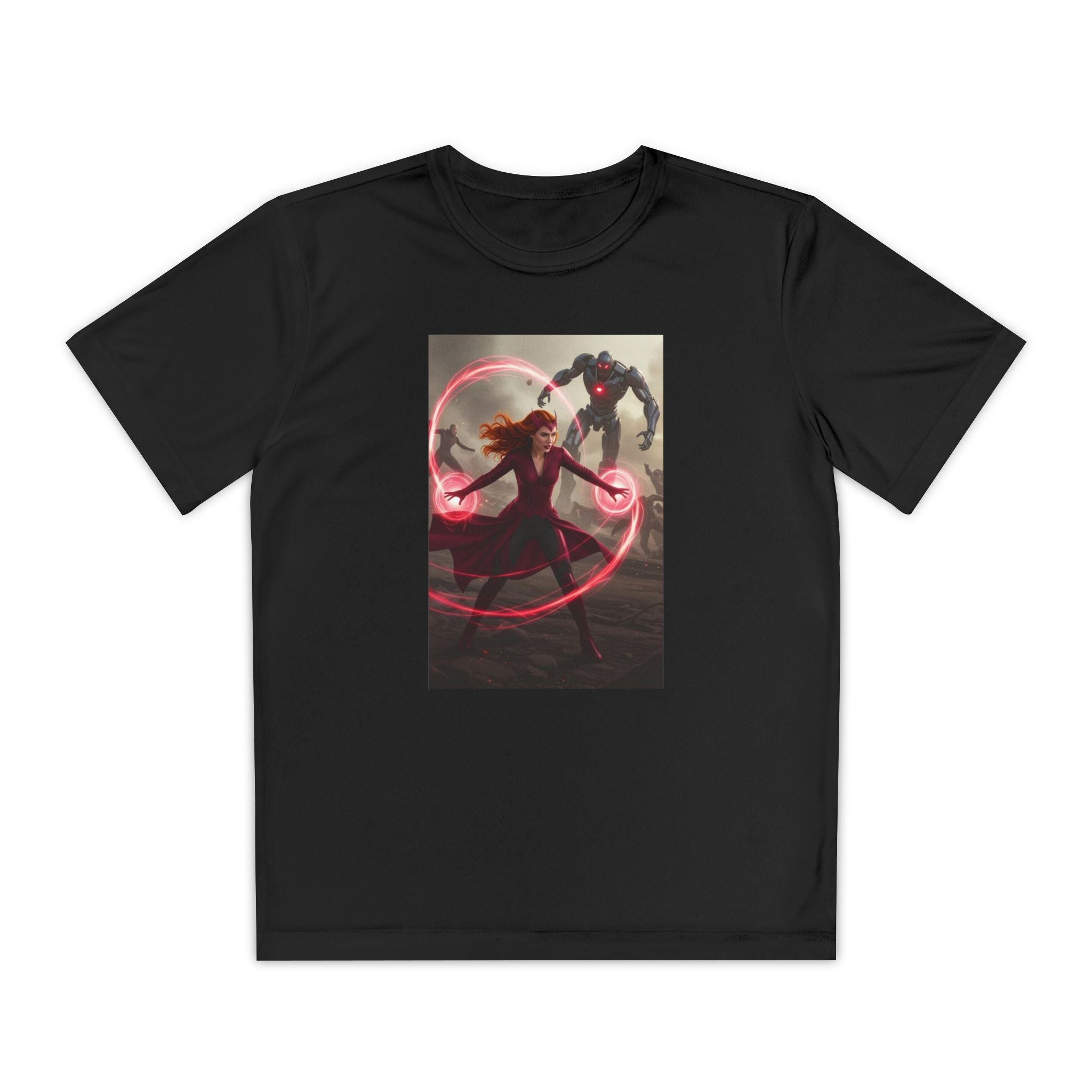 Superhero Youth T-Shirt Sports Graphic Tee, Cool Athletic Shirt for Kids