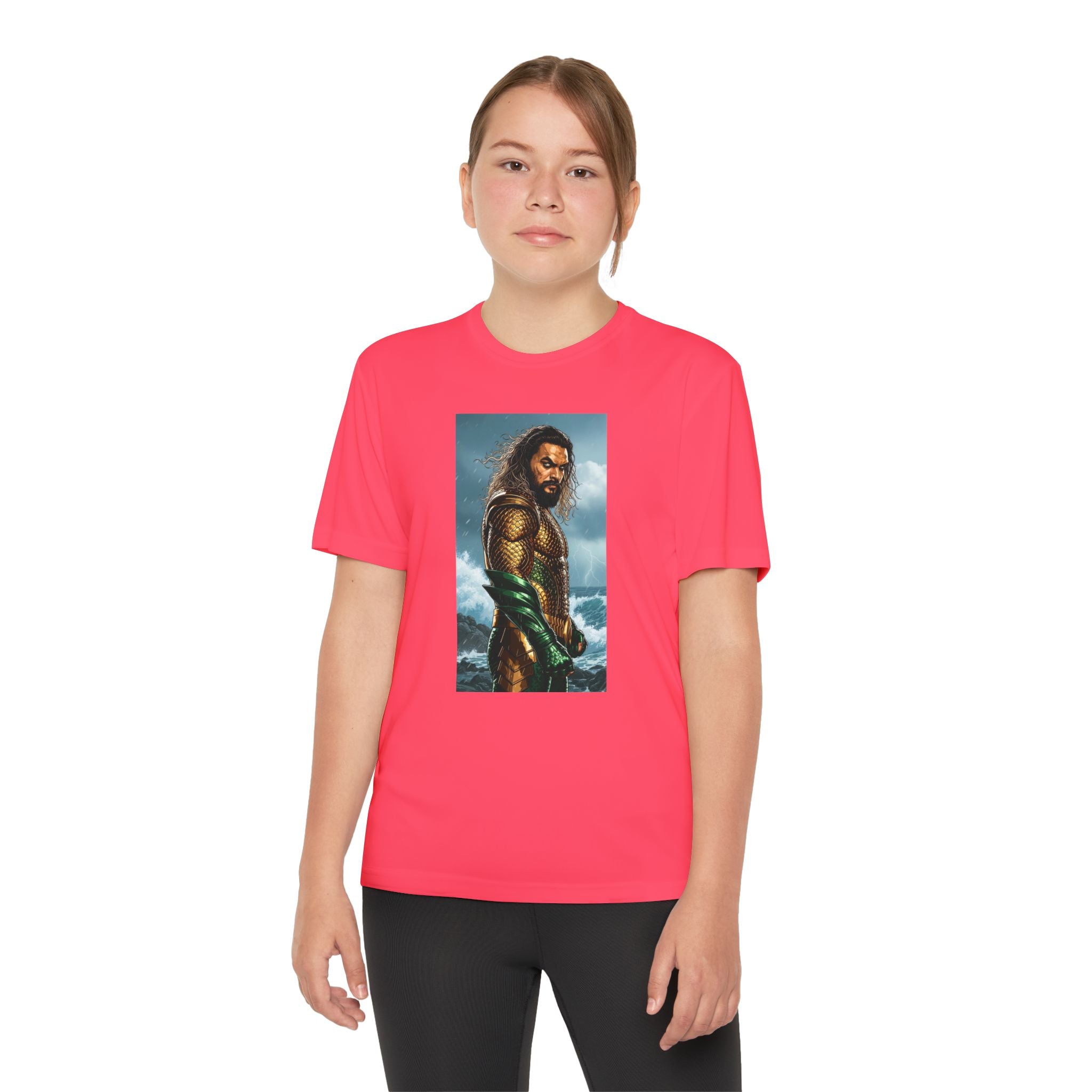 Aquaman Superhero Youth Tee, Kids Superhero Shirt, Child Aquaman T-shirt, Comic Book Tee, Superhero Fan Gift