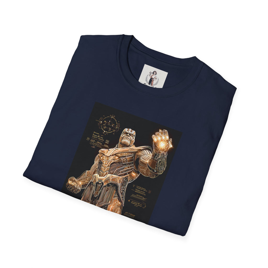 Thanos Superhero Marvel Unisex Softstyle T-Shirt, Comic Book Tee, Geeky Clothing, Cosplay Costume Top