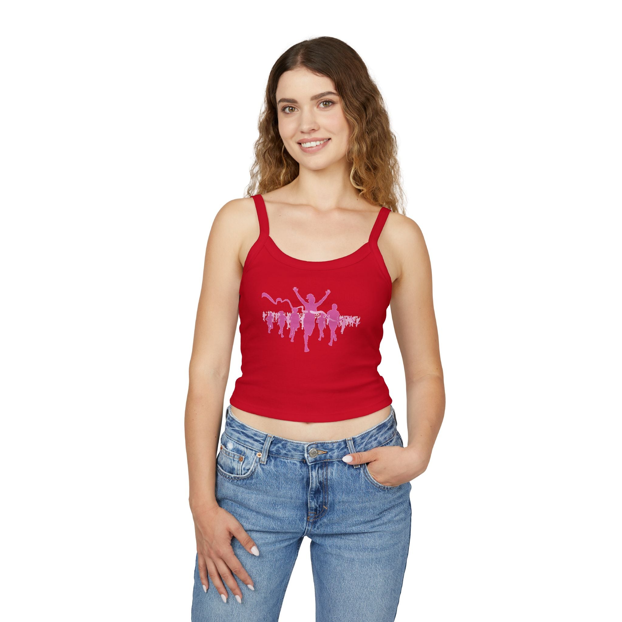 Running Woman Tank Top, Athletic Workout Top, Fitness Sleeveless Shirt, Jogging Muscle Tee, Exercise Gym Cami