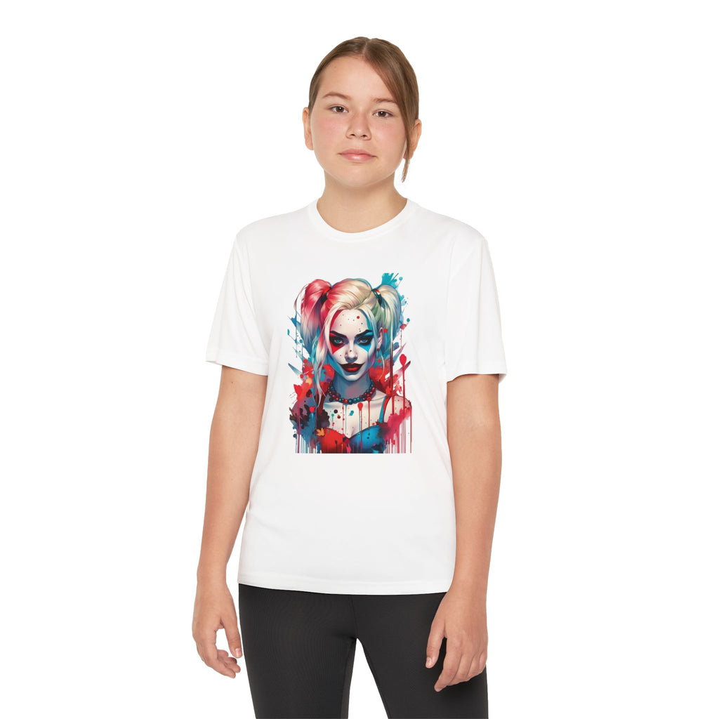 Superhero Youth T-Shirt Sports Graphic Tee, Cool Athletic Shirt for Kids
