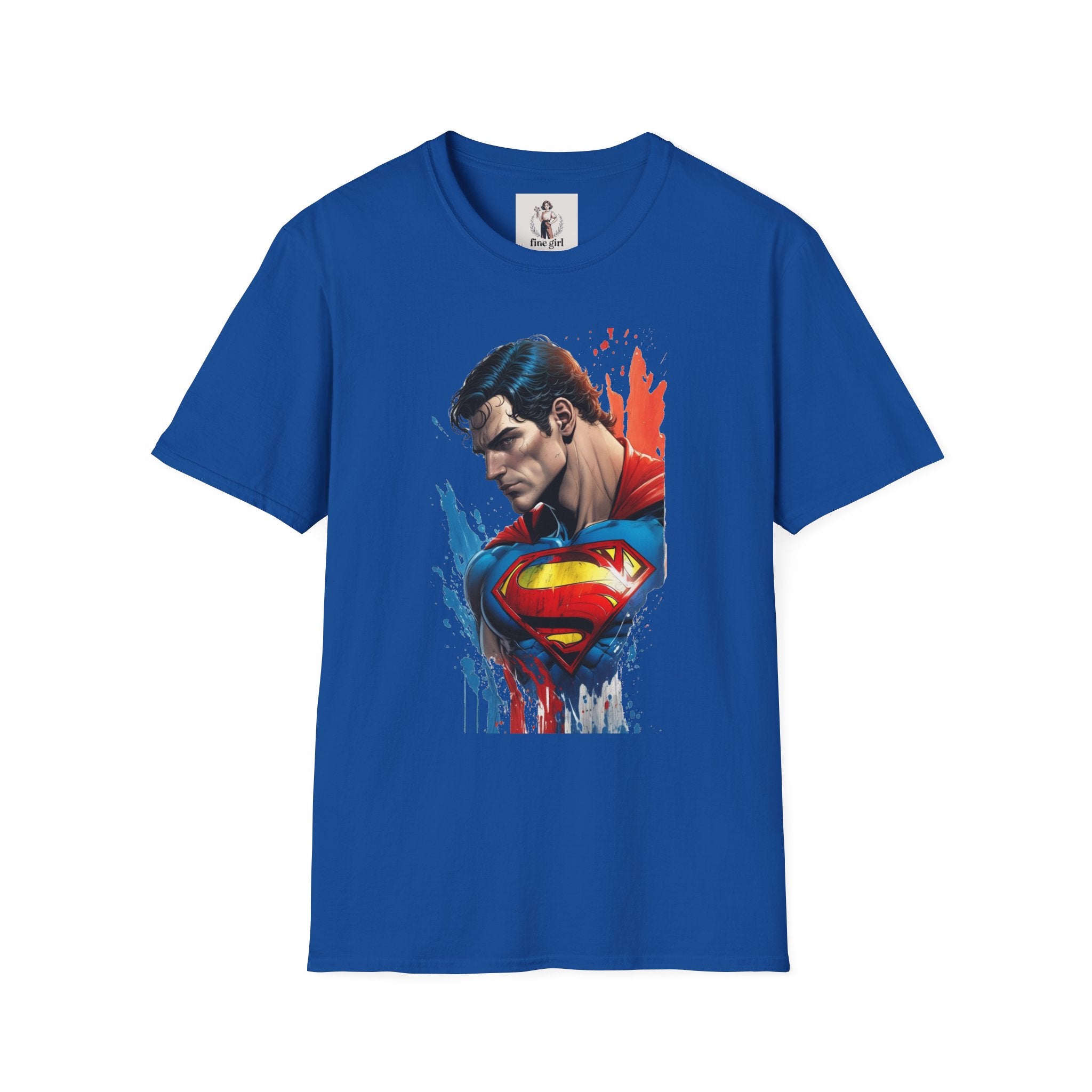Superman Hero Unisex Softstyle T-Shirt