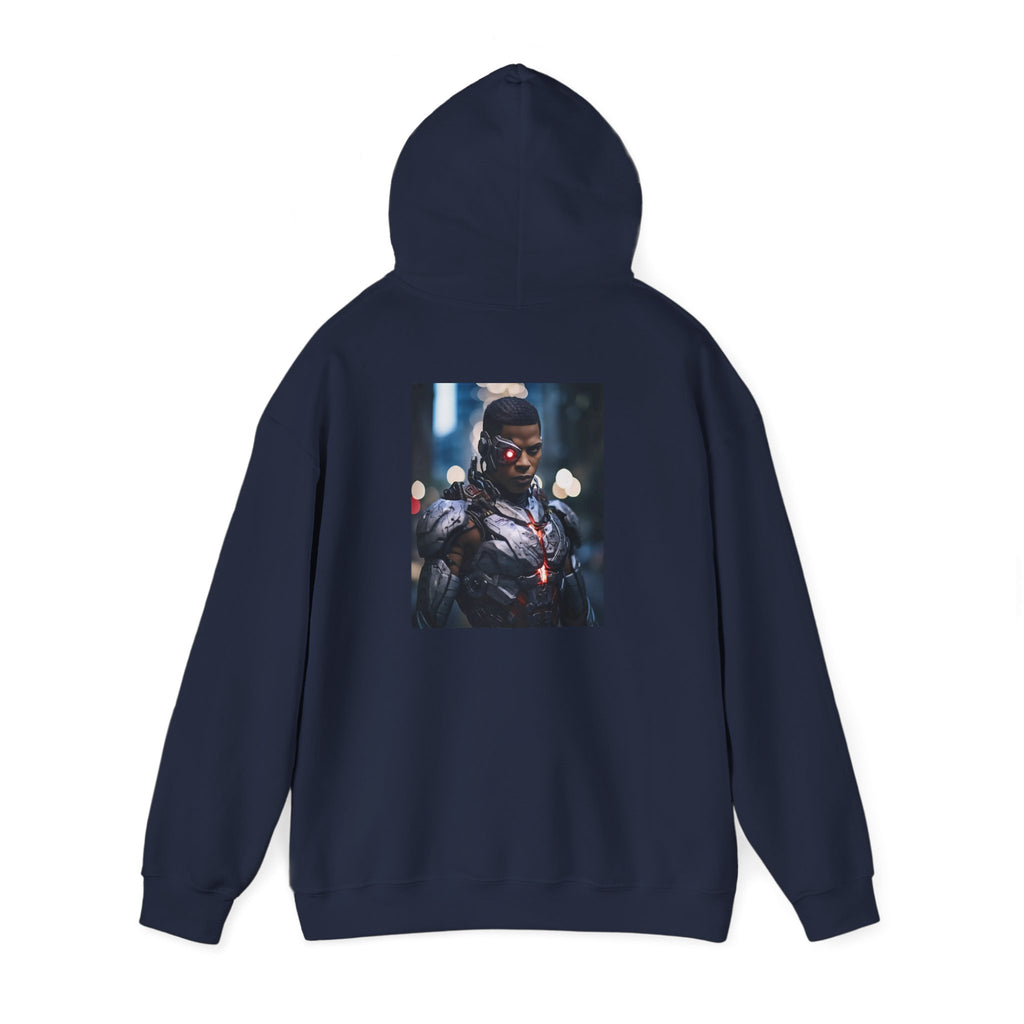 Hooded Sweatshirt - Cyborg Design