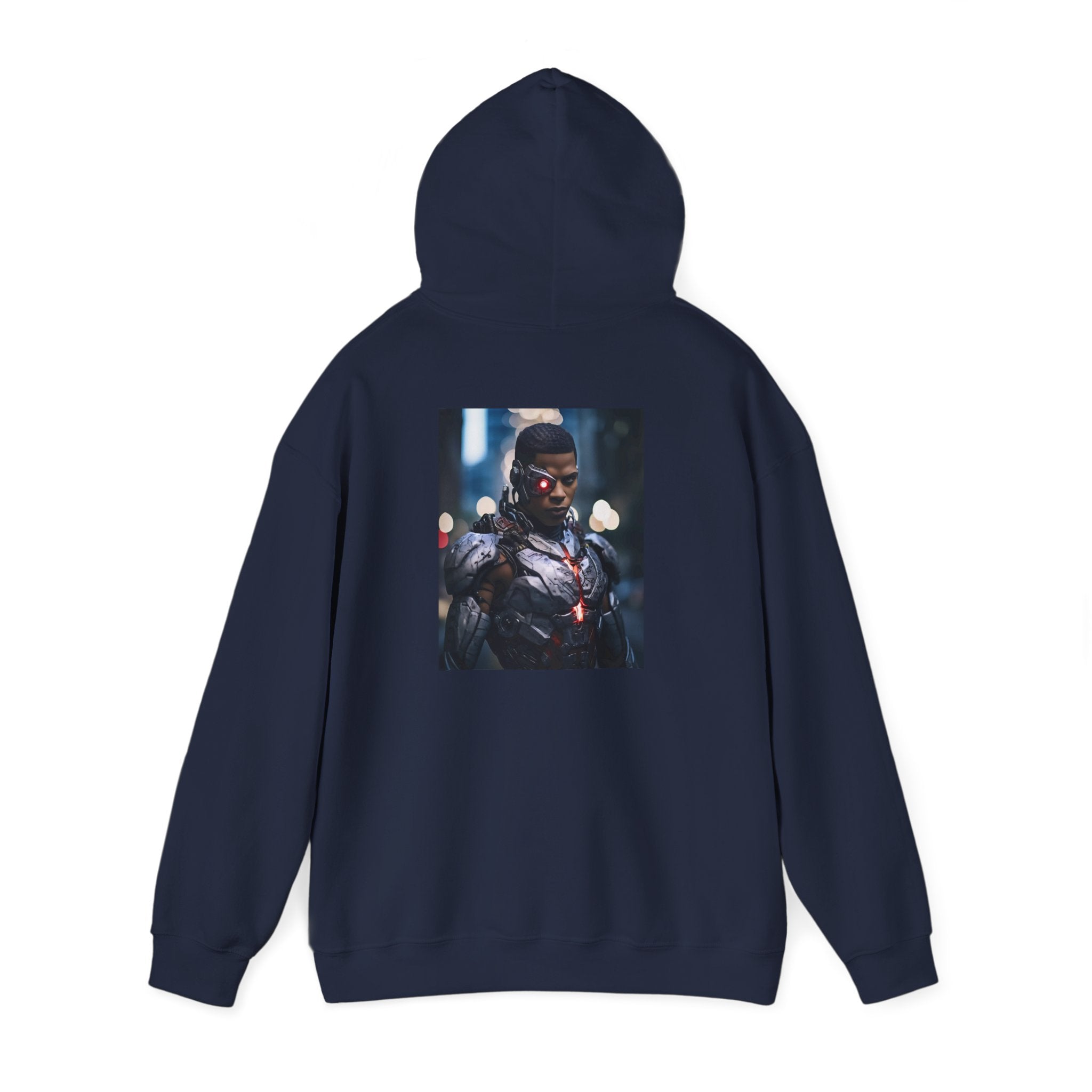 Hooded Sweatshirt - Cyborg Design