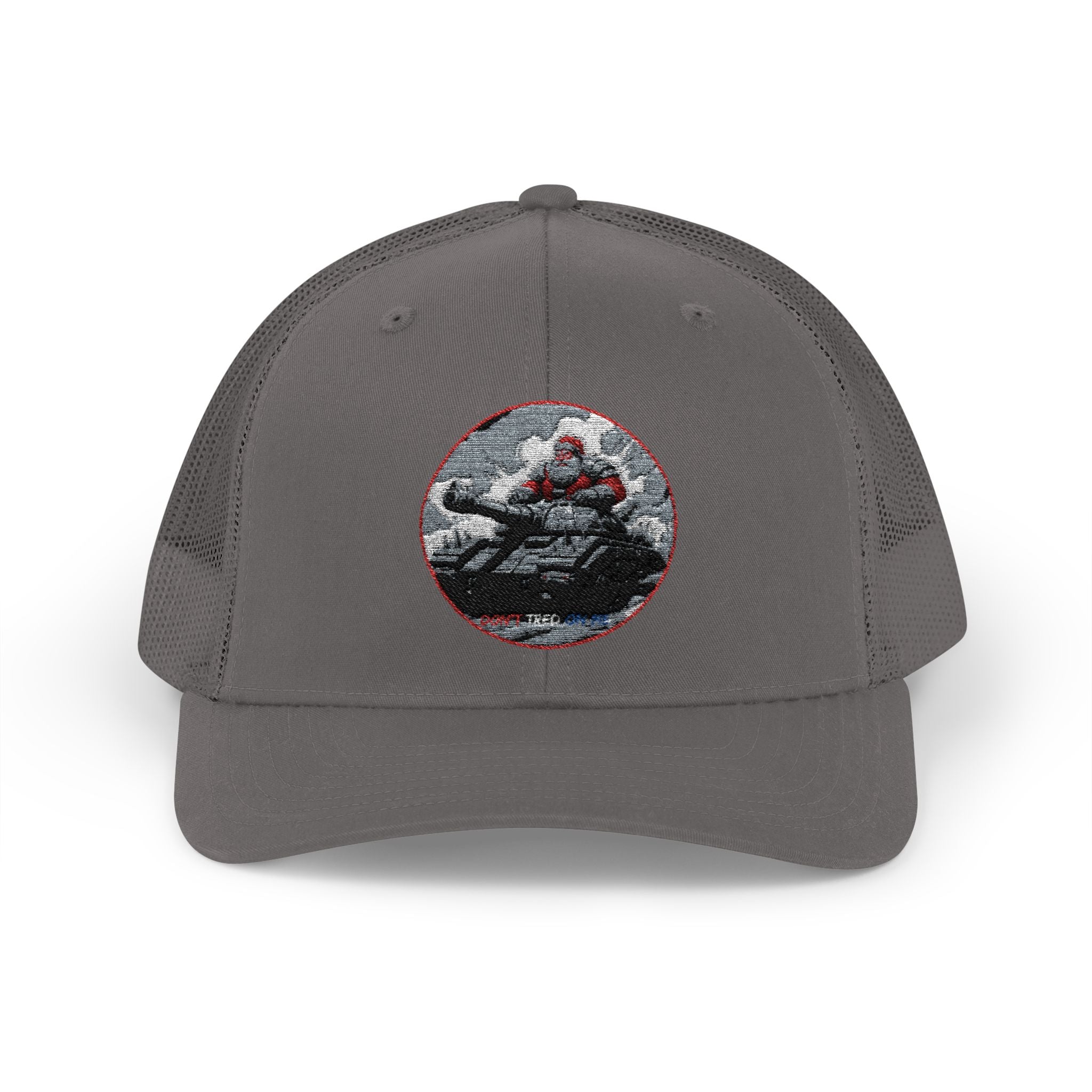 Santa Claus On A Tank Christmas Patriotic, Trucker Cap, Patriotic hat, Truckers Hat, Patriotic Accessories