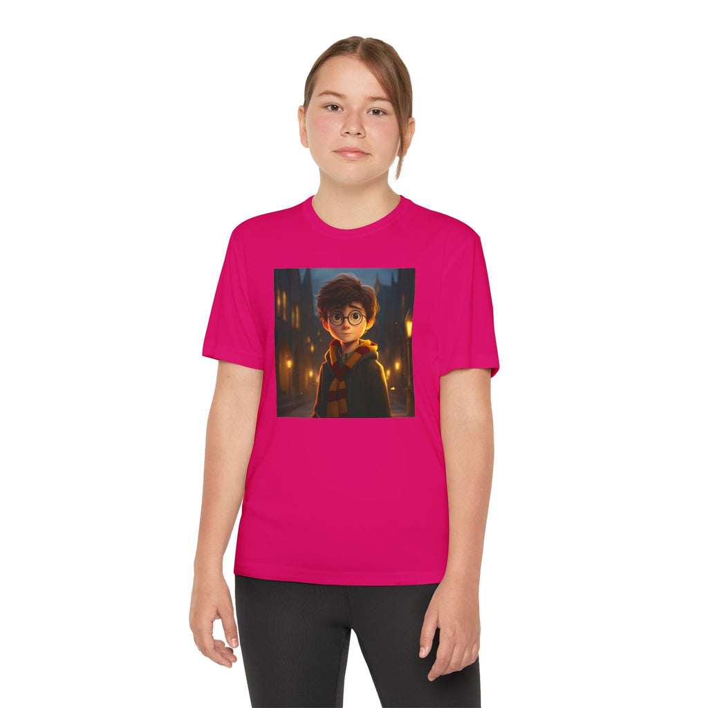 Youth Competitor Tee - Harry Potter, Wizard School Shirt, Magical Kids Top, Hogwarts Fan Gift, Sorcerer's Stone T-Shirt