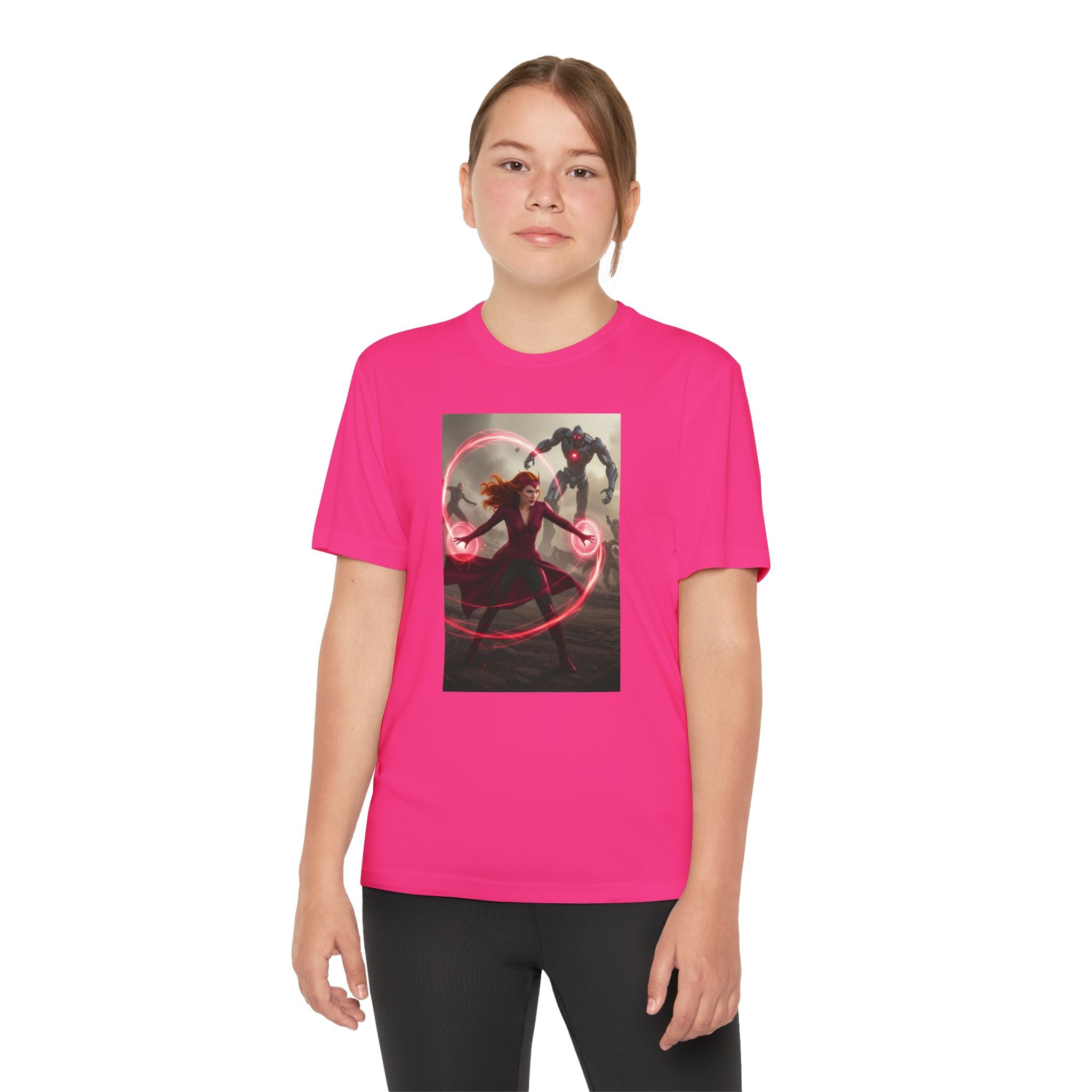 Superhero Youth T-Shirt Sports Graphic Tee, Cool Athletic Shirt for Kids