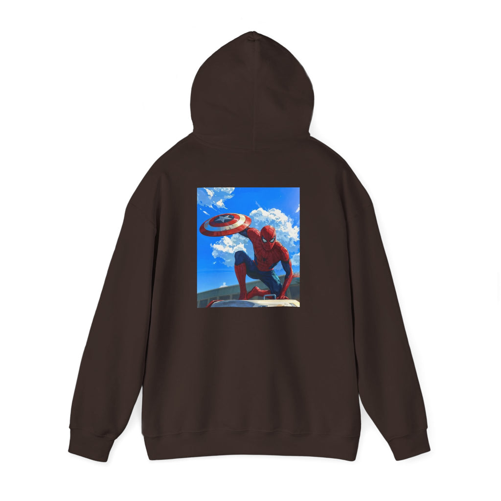 Hooded Sweatshirt - Spiderman Design