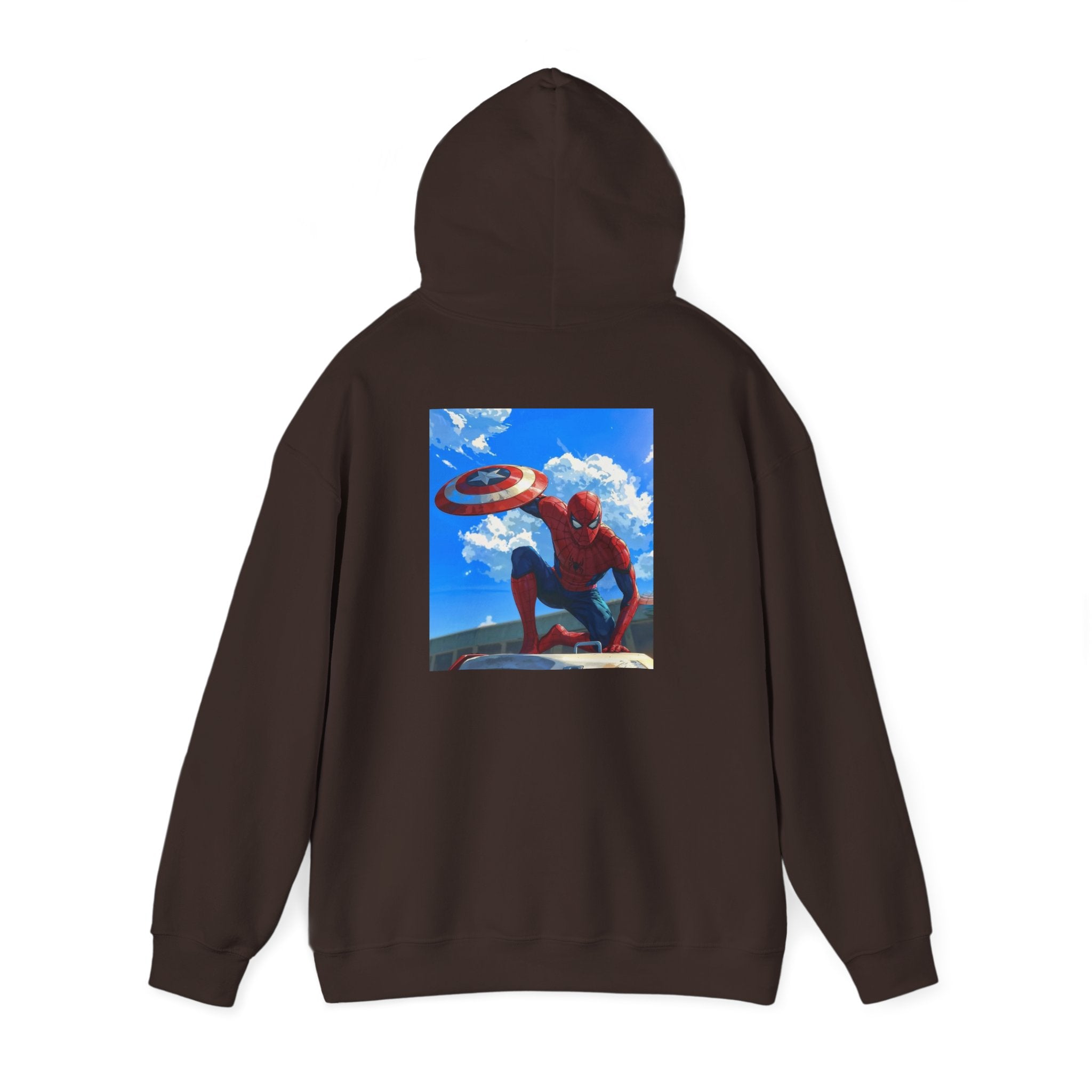 Hooded Sweatshirt - Spiderman Design