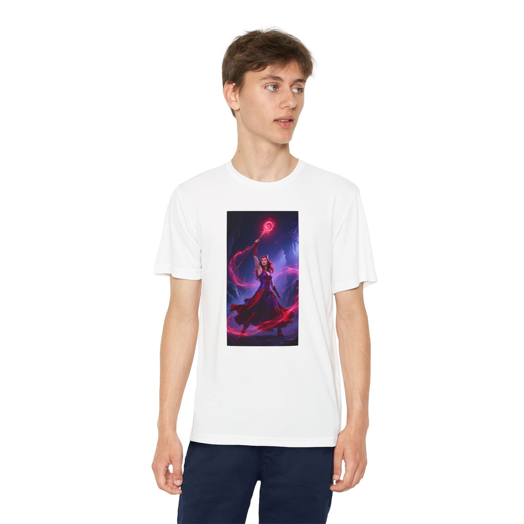 Superhero Youth T-Shirt Sports Graphic Tee, Cool Athletic Shirt for Kids