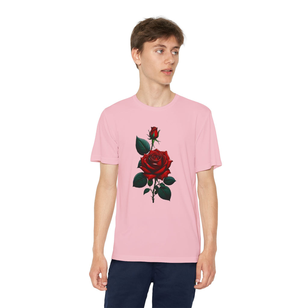 Flower Youth Tshirt, Girls Floral Tee, Kids Spring Shirt, Children's Botanical Top, Teen Blossom T-Shirt